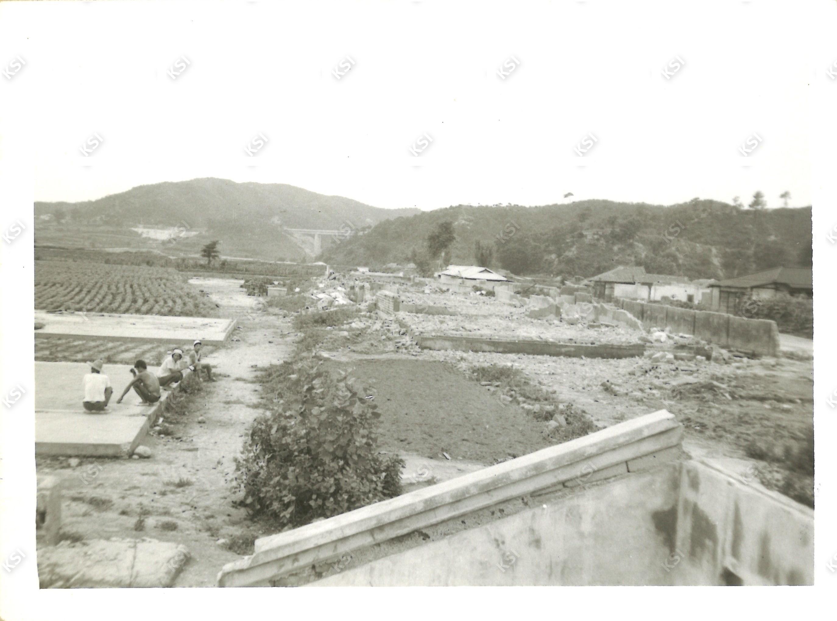 1970년대 중반 수몰 전 예안면 서부동