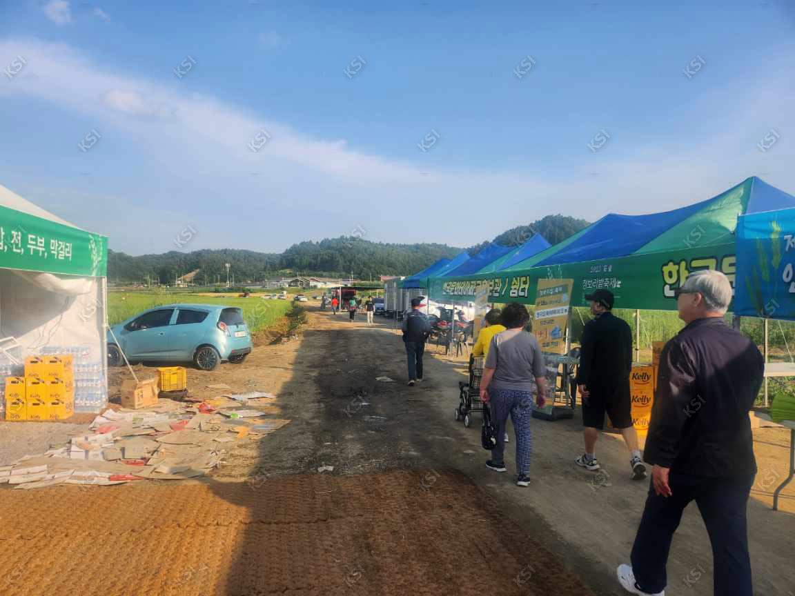 2023년 의촌 청보리밭 축제 부스