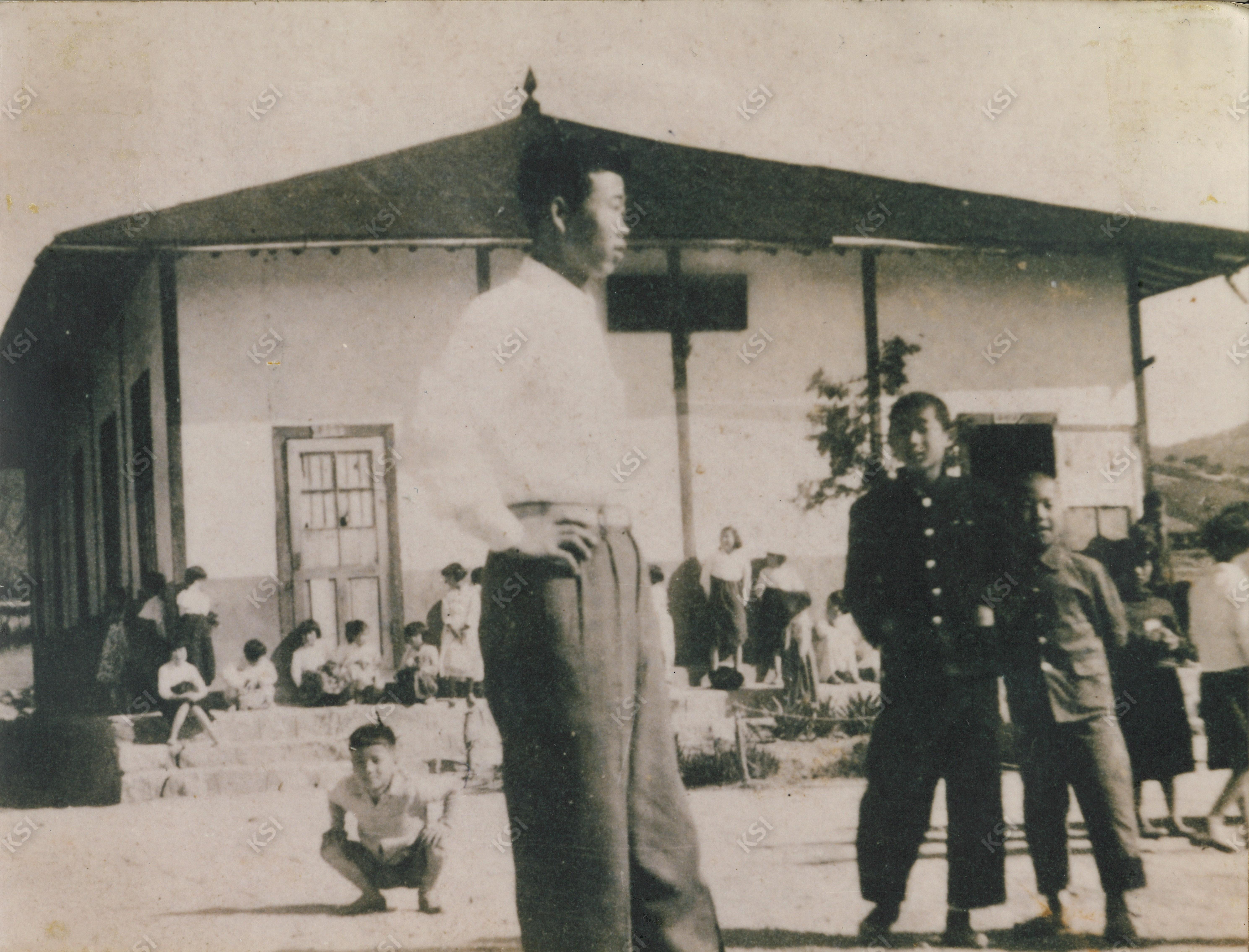 1957년 수몰 전 예안교회 집사