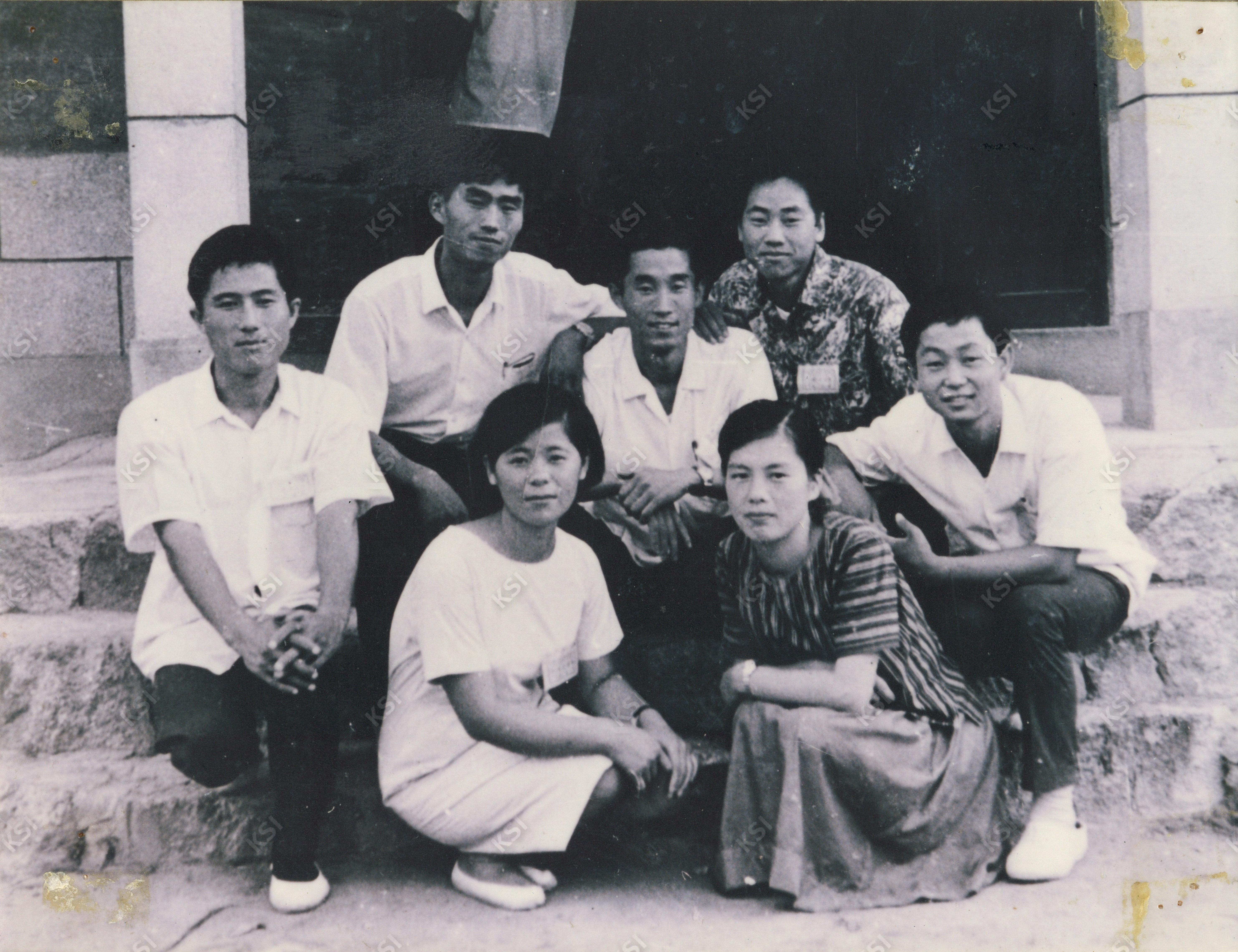 1960년대 수몰 전 예안교회 반사들