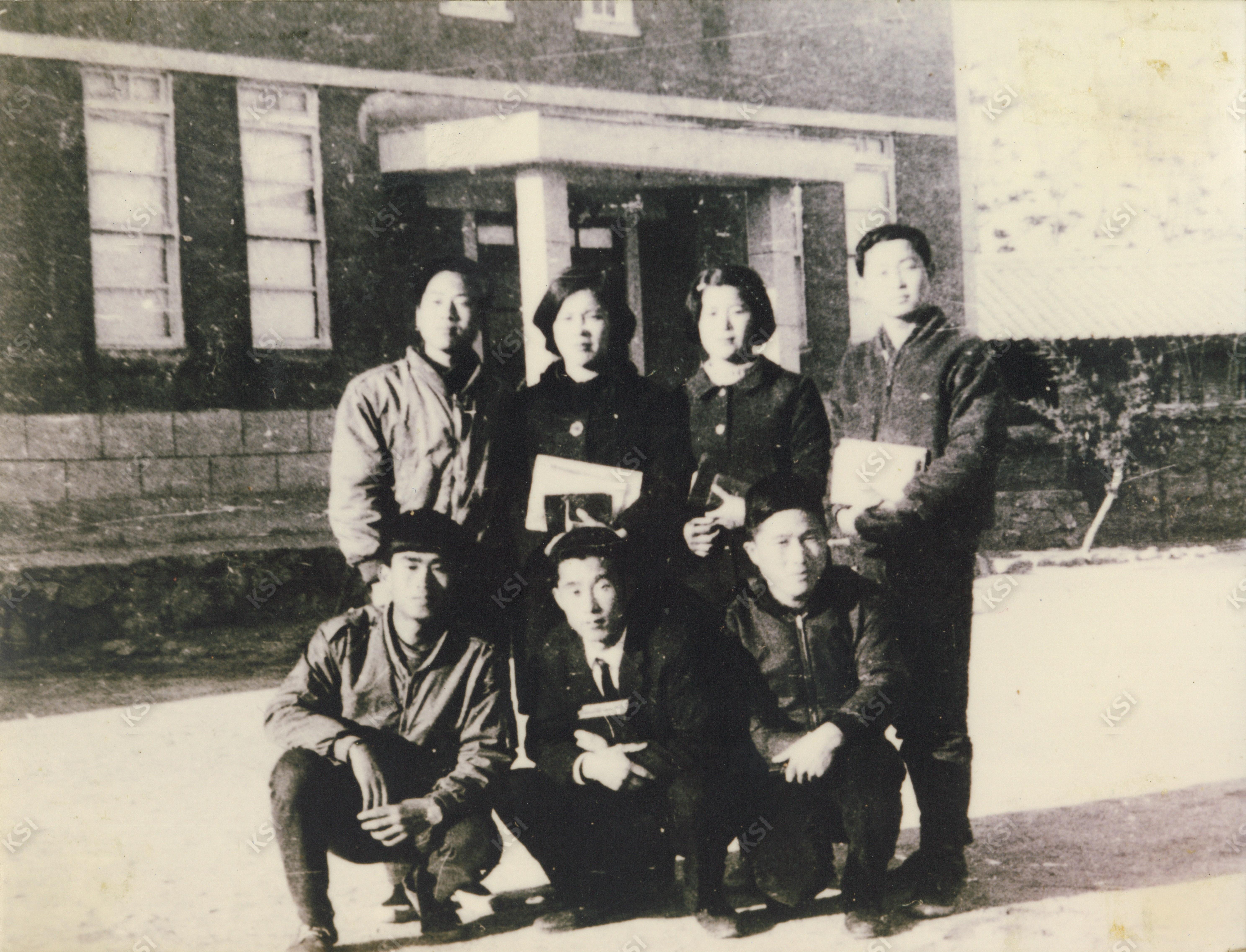 1960년대 수몰 전 예안교회 반사들
