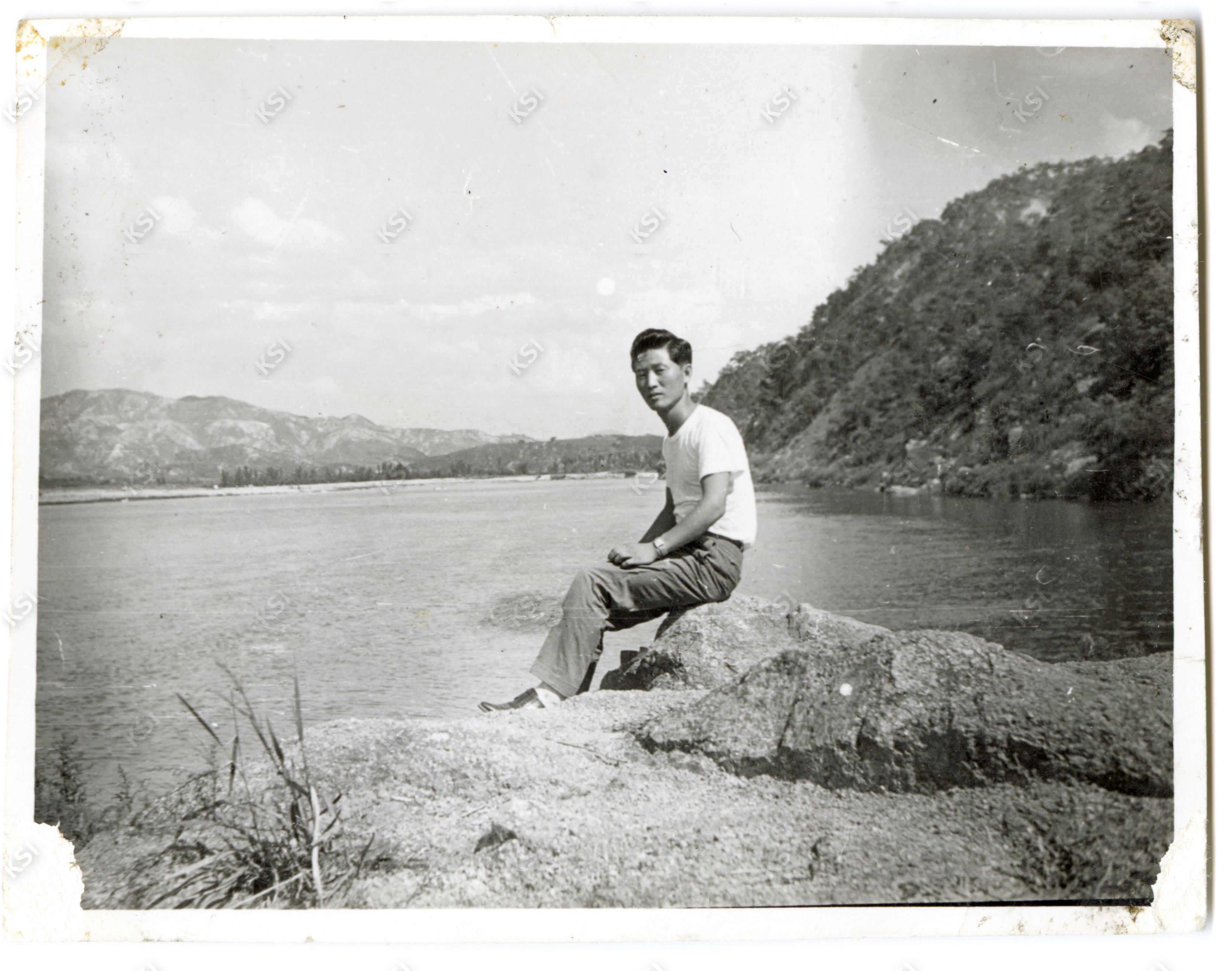 1961~1964년경 반변천에서(정상동)