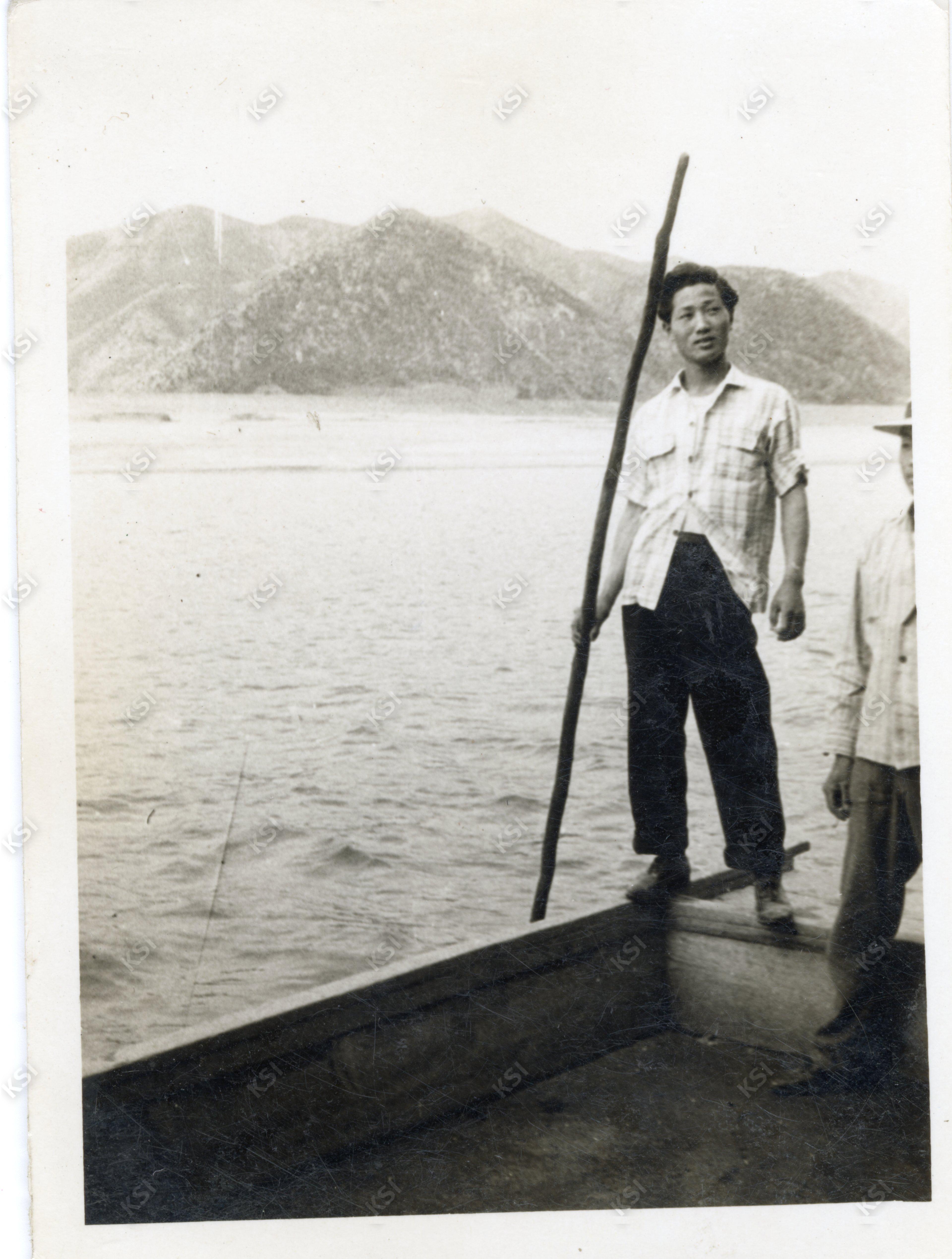 1961년 용상취수원 아래에서