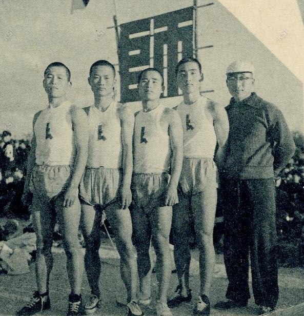 1956년 안동사범부설중학교 육상반