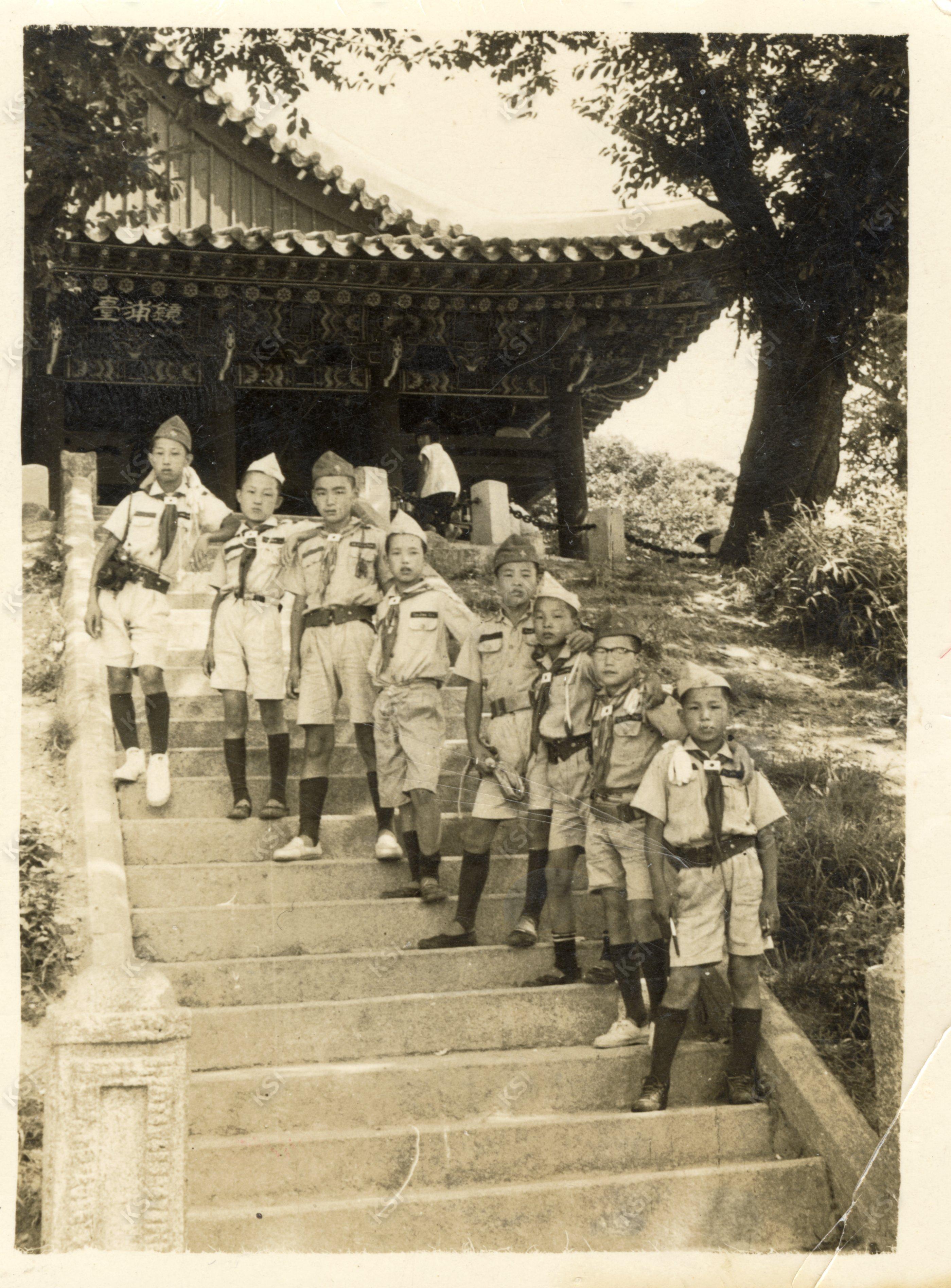 1960년대 경포대로 간 보이스카우트