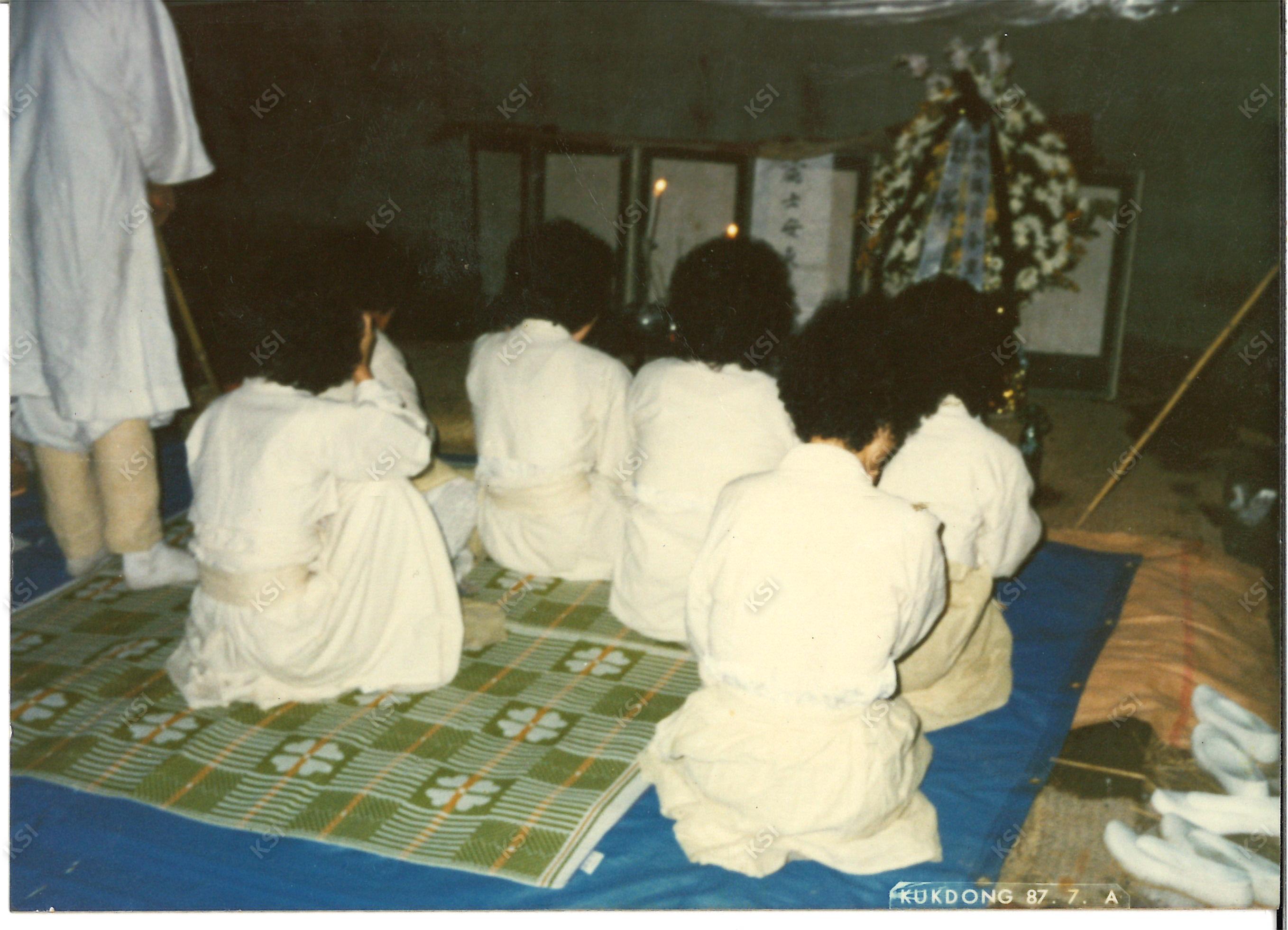 1987년 7월 26일 조부 상례