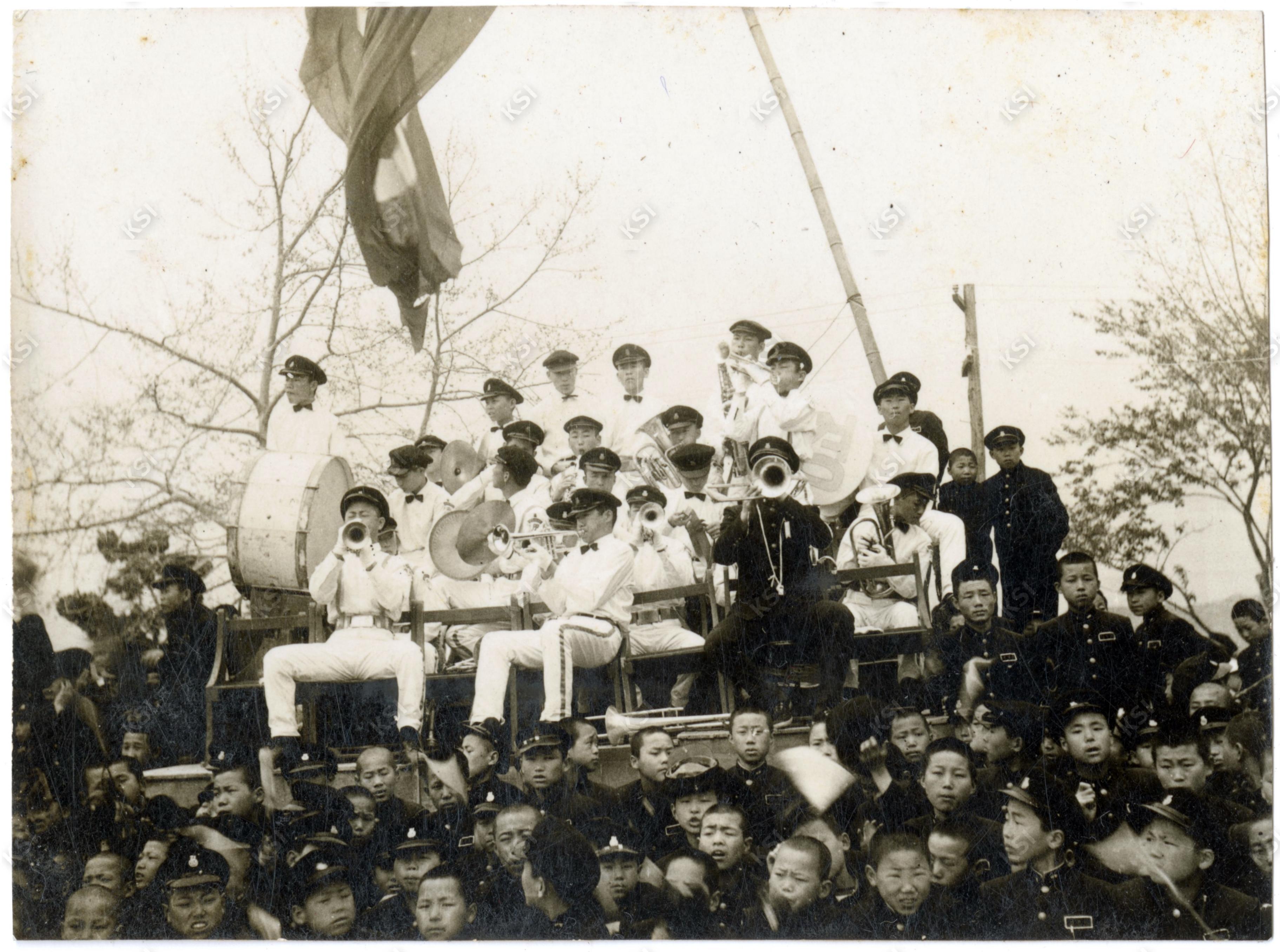 1962년 경안고등학교 악대부