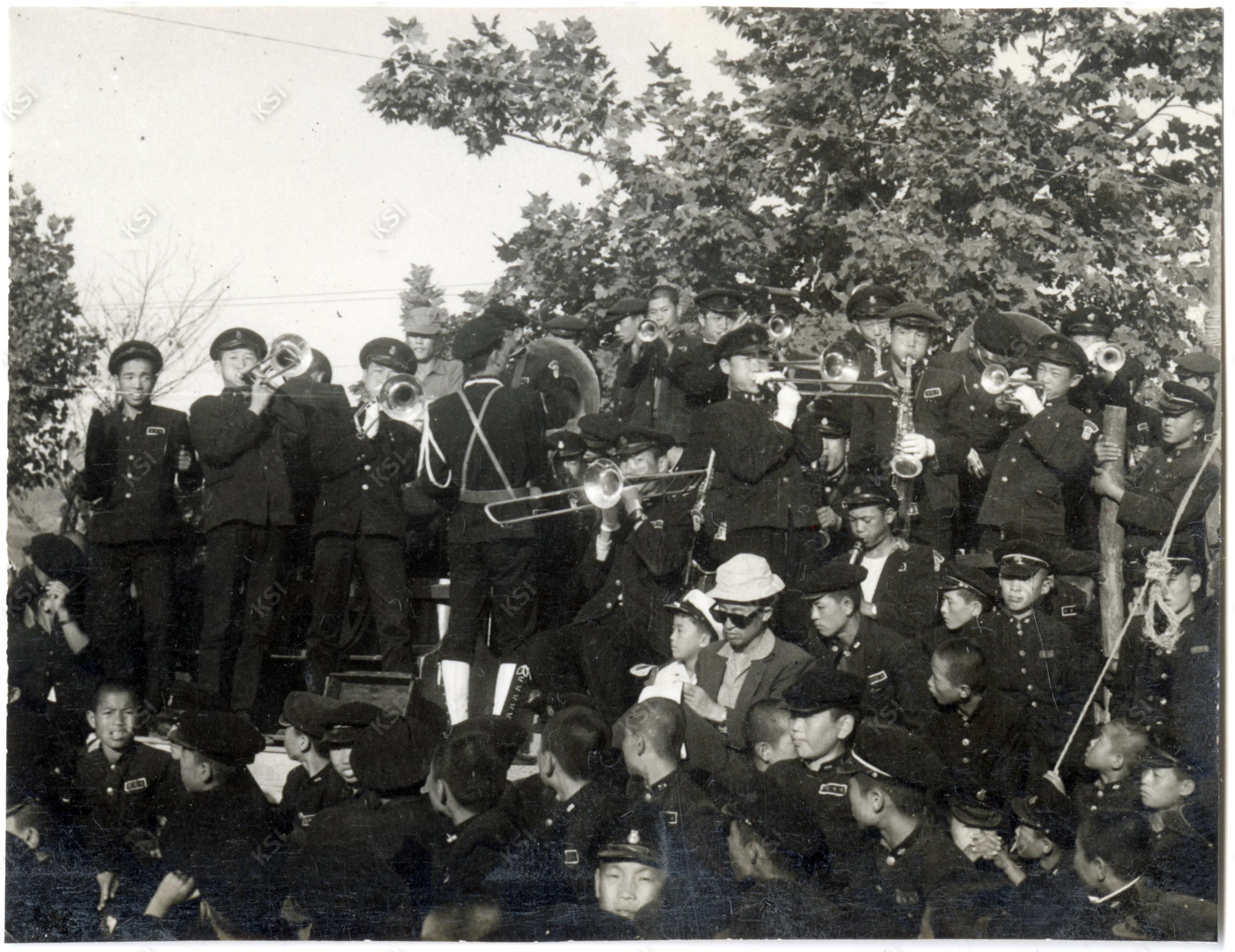 1962년 경안고등학교 악대부 시절