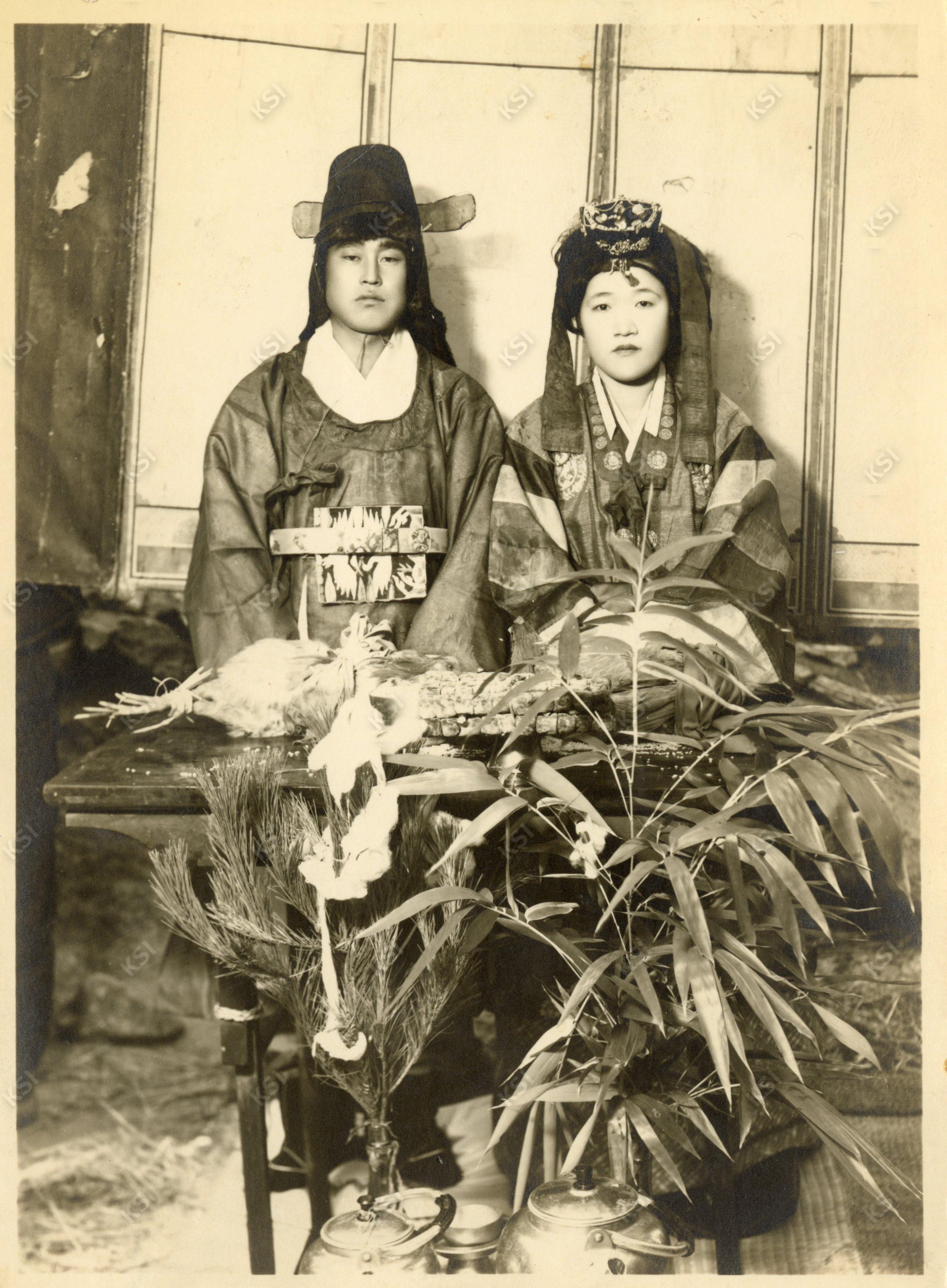 1970년대 누나 혼례 사진
