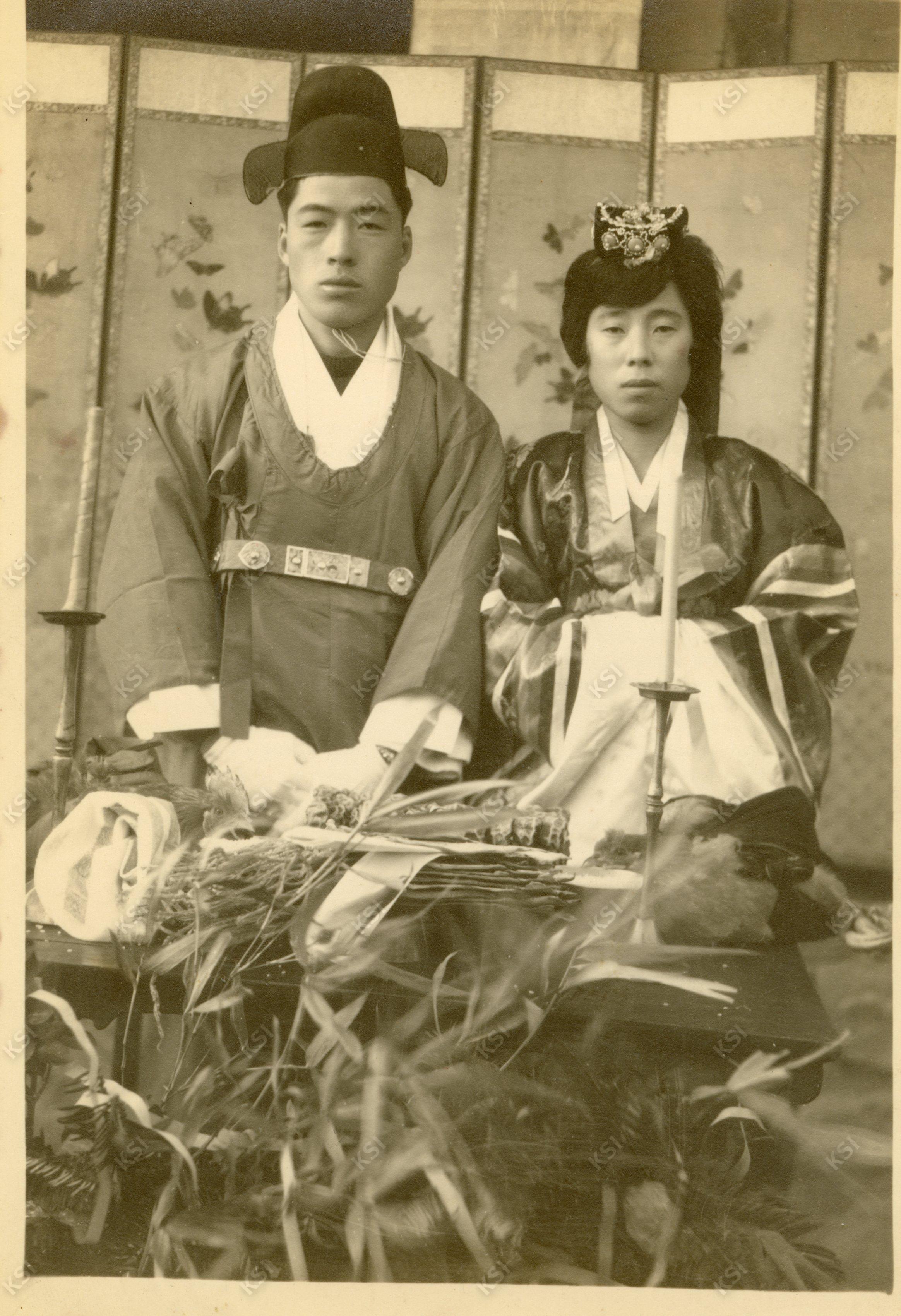 1970년대 형 혼례 사진
