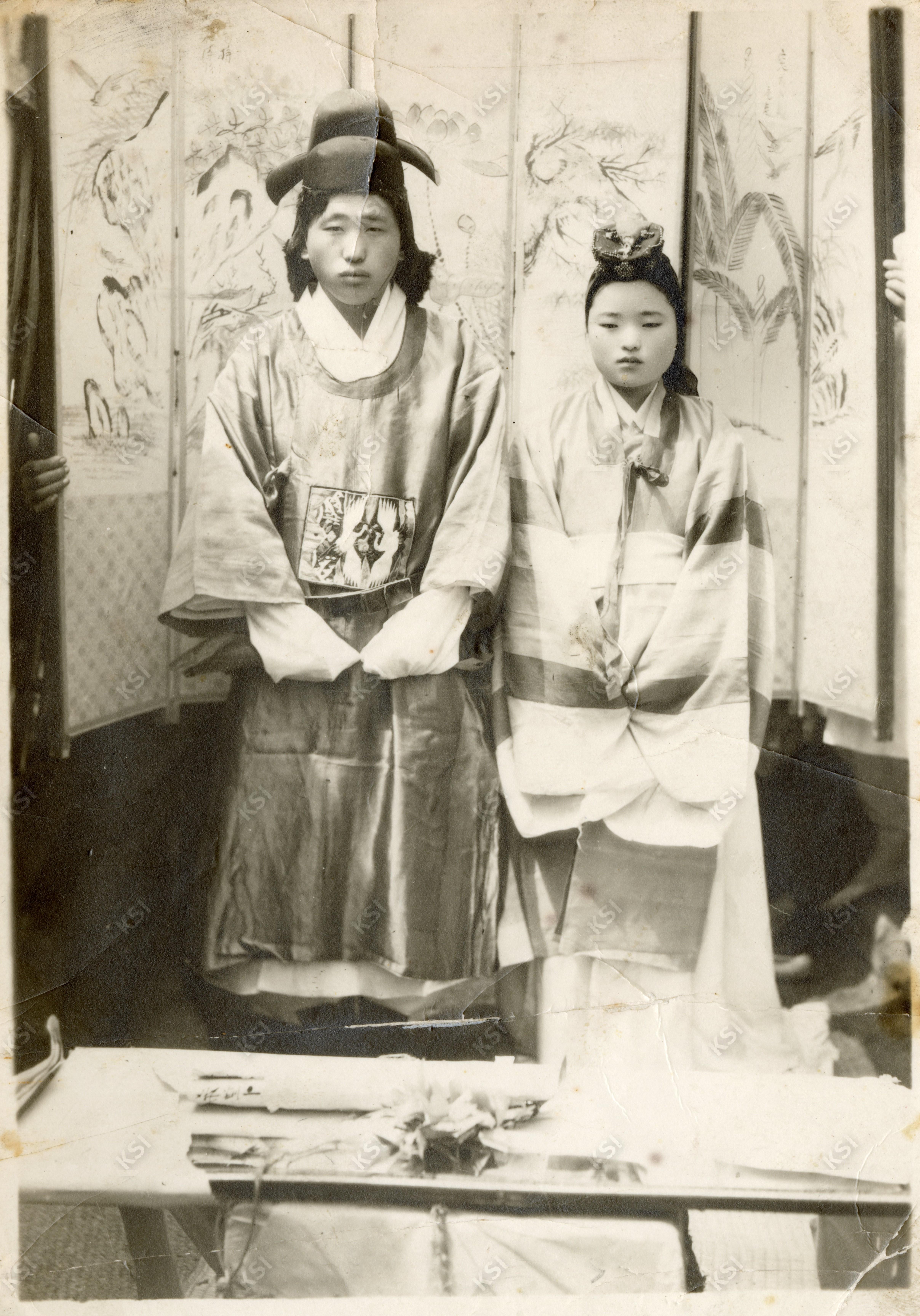 1954년경 부모님 혼례사진