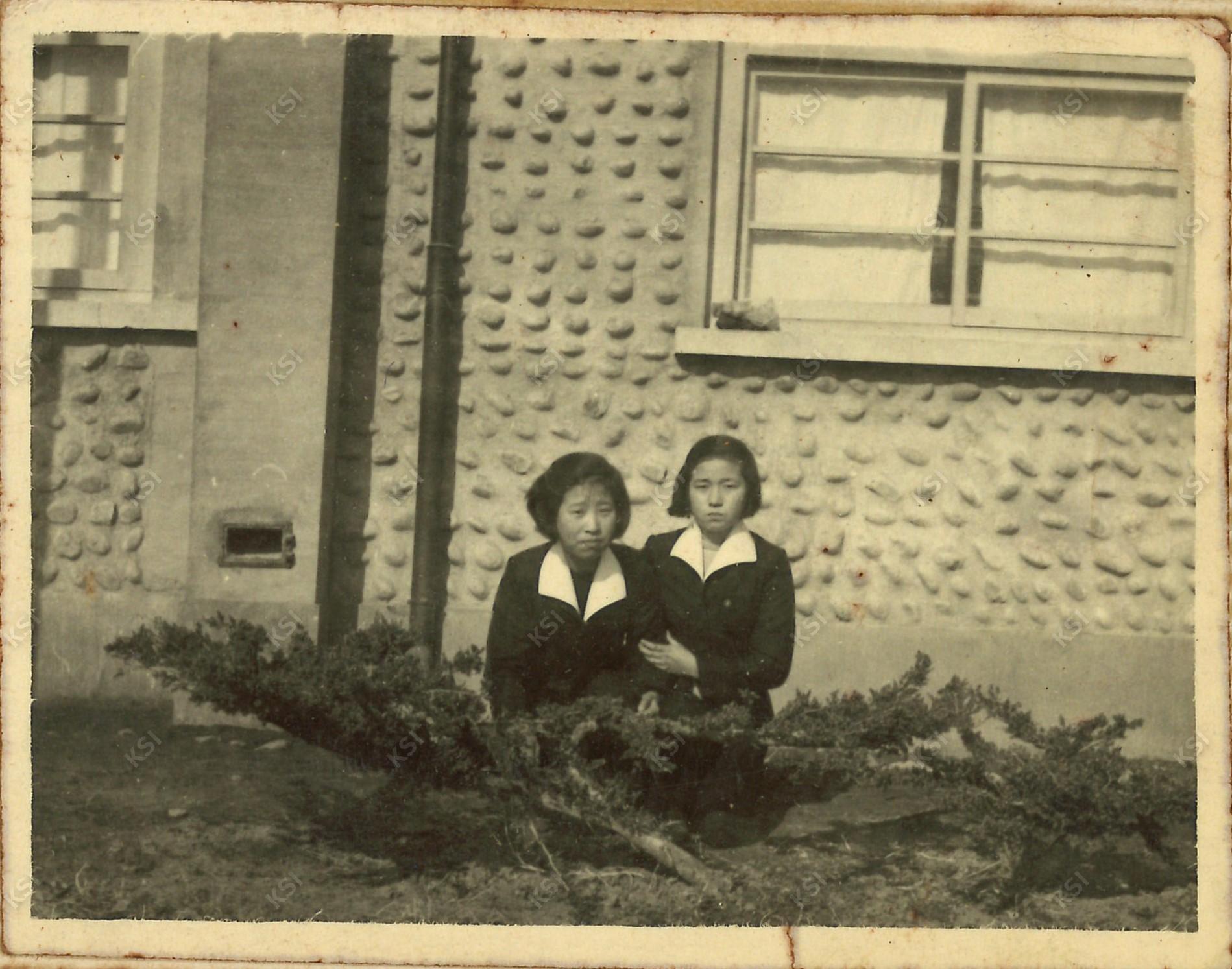 1965~1966년 경안여상 재학시절 예안중학교에서