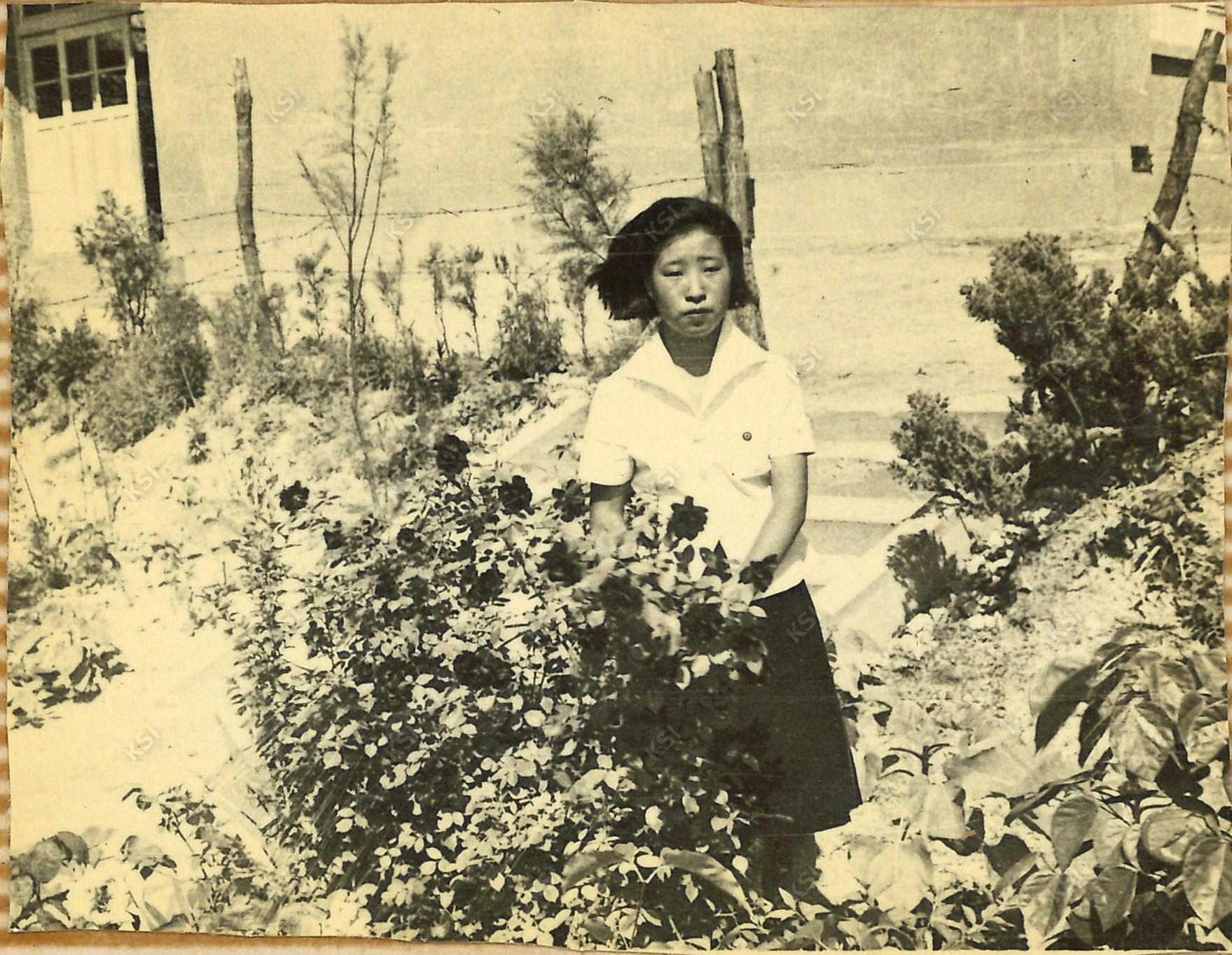 1965년 영남산 일본신사 입구에서