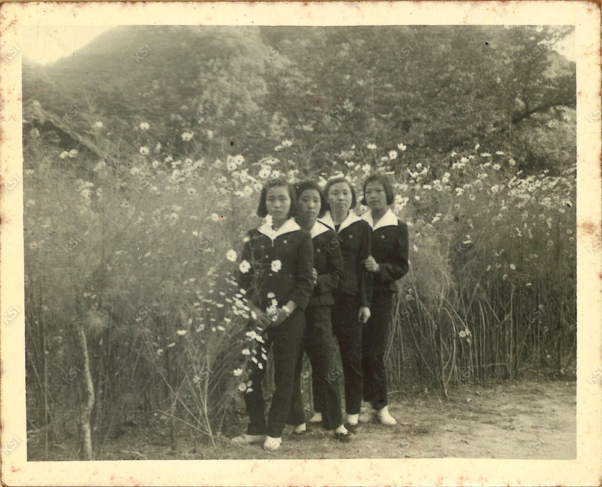 1966년 가을 수학여행 속리산에서