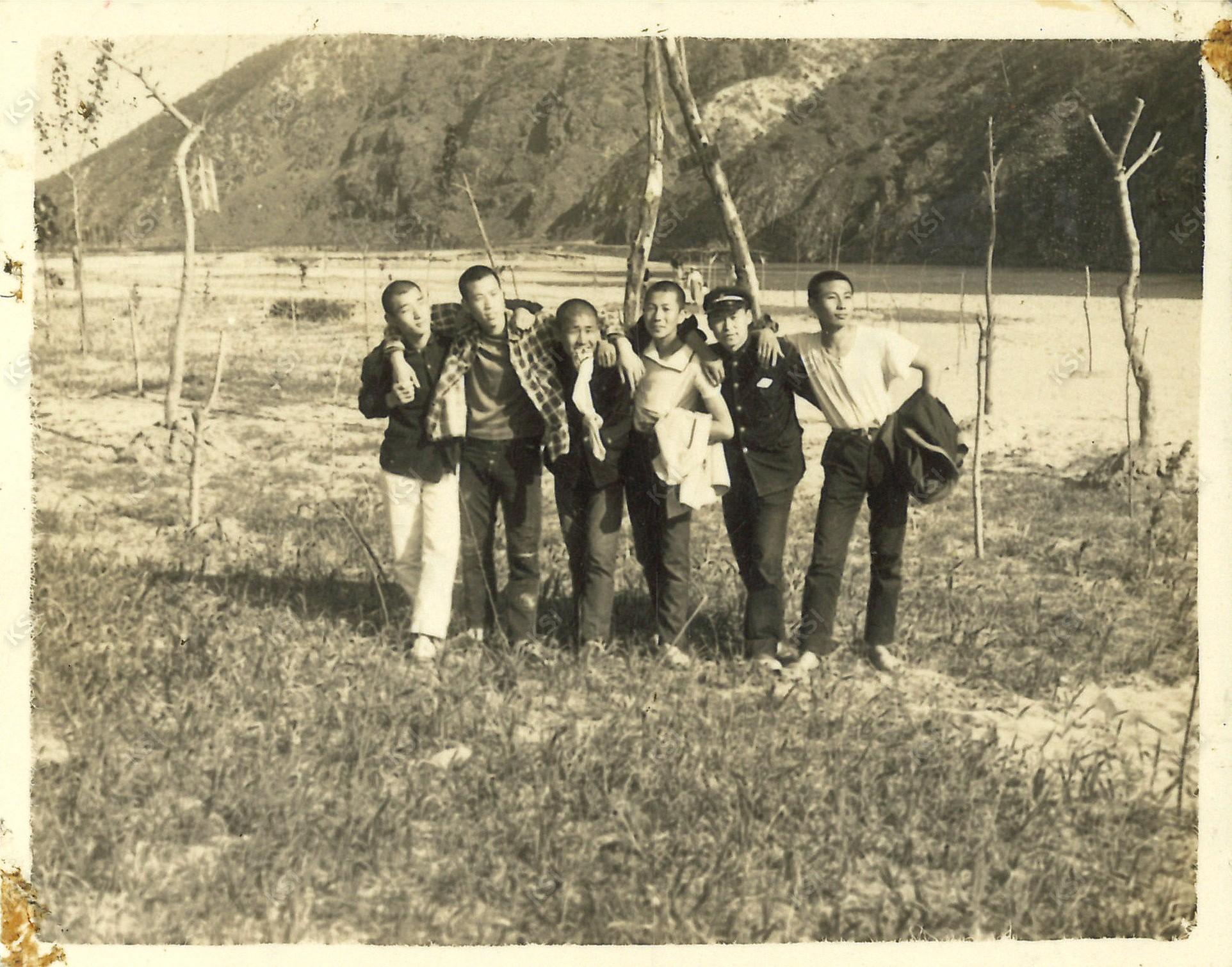1967년 5월 7일 용상 보트장을 배경으로