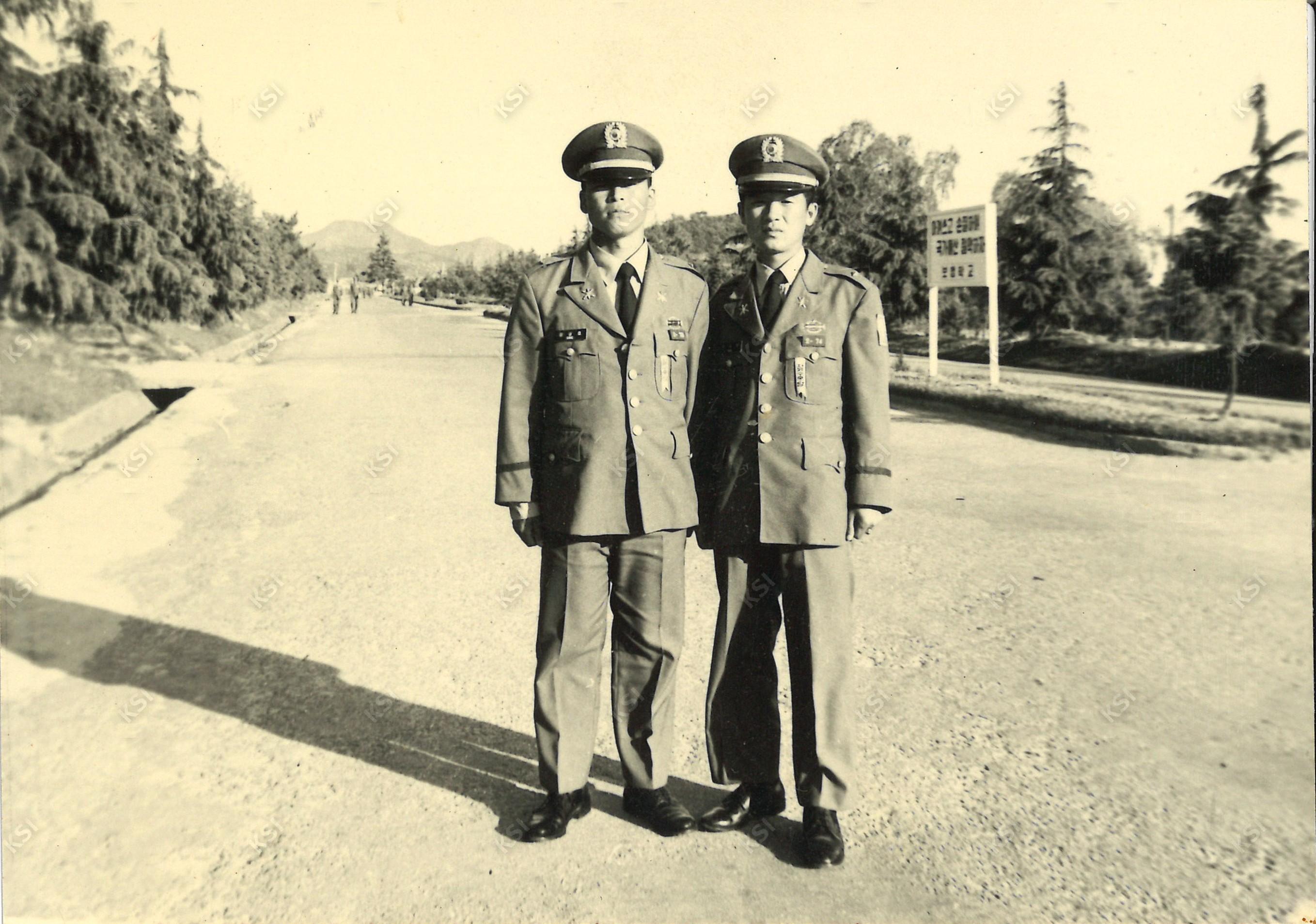 1970년대 초반 포병학교에서