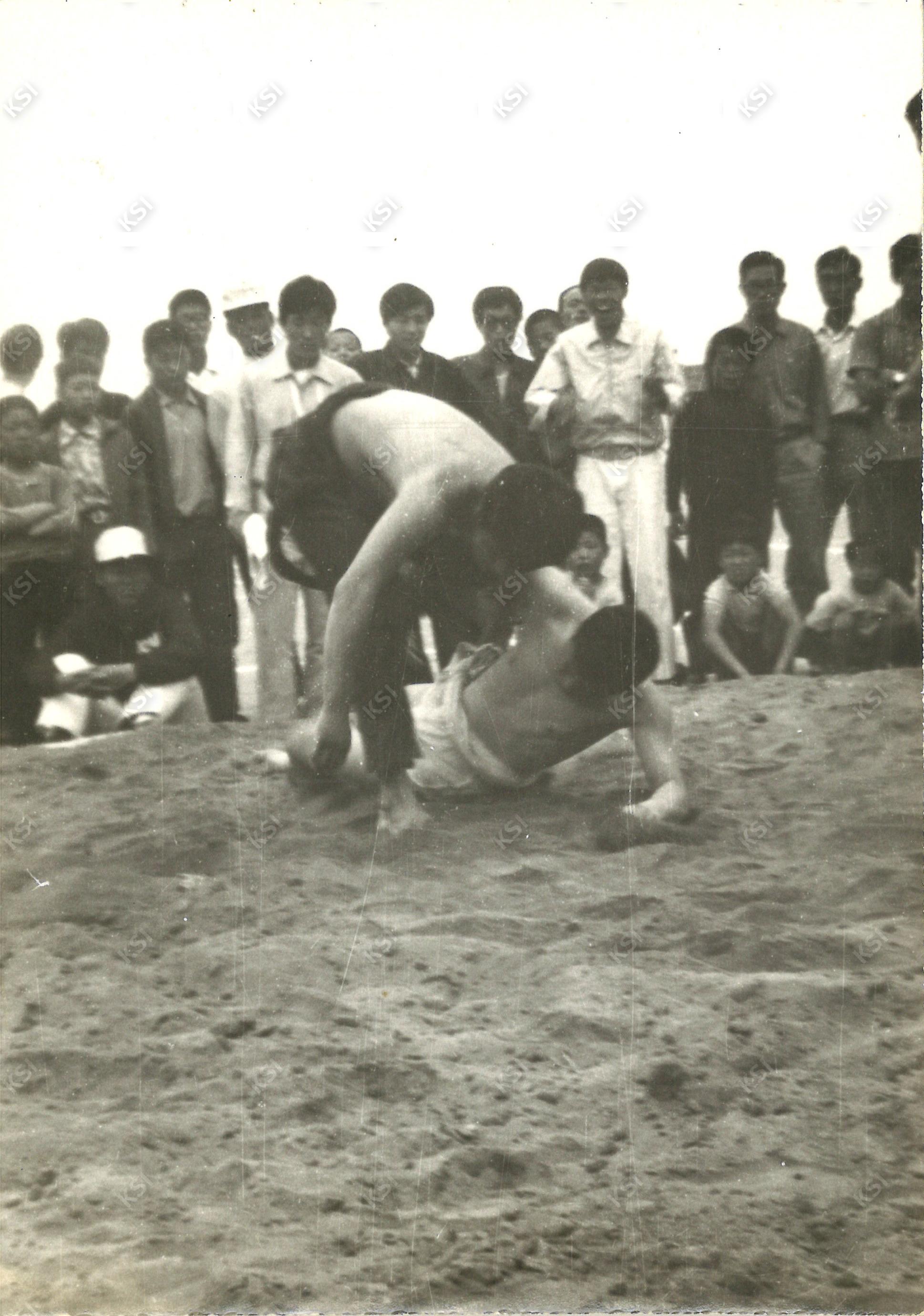 1971년 5월 18일 경북대 사범대학 체육대회 씨름경기