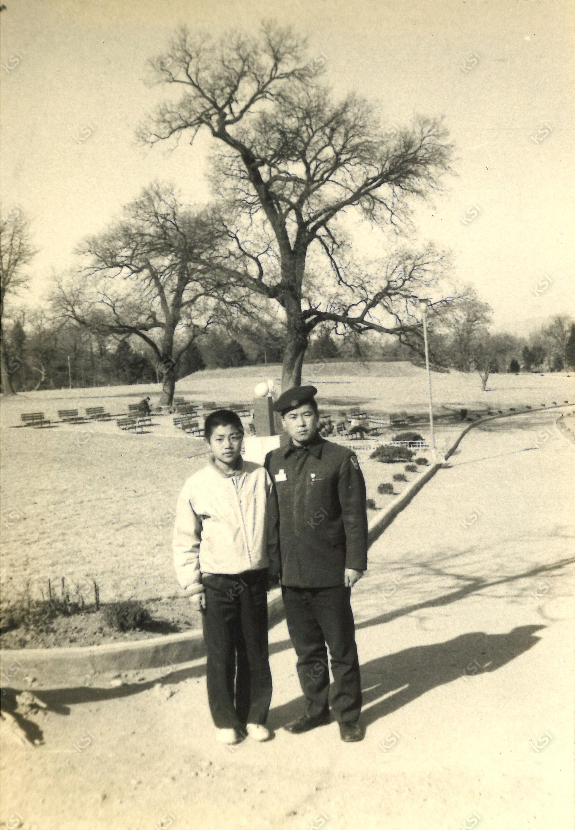 1972년 1월 달성공원에서