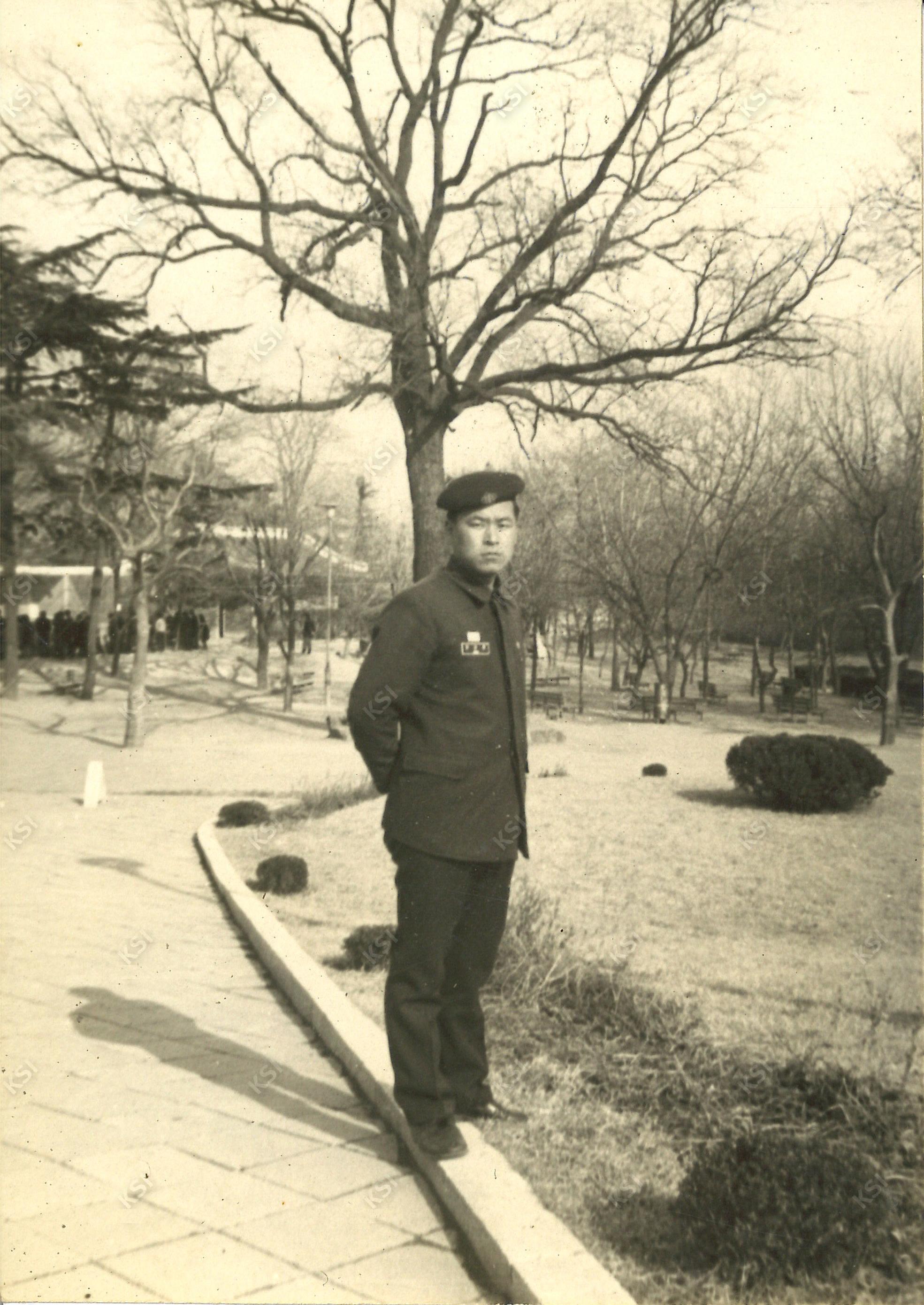 1972년 1월 대구 달성공원에서