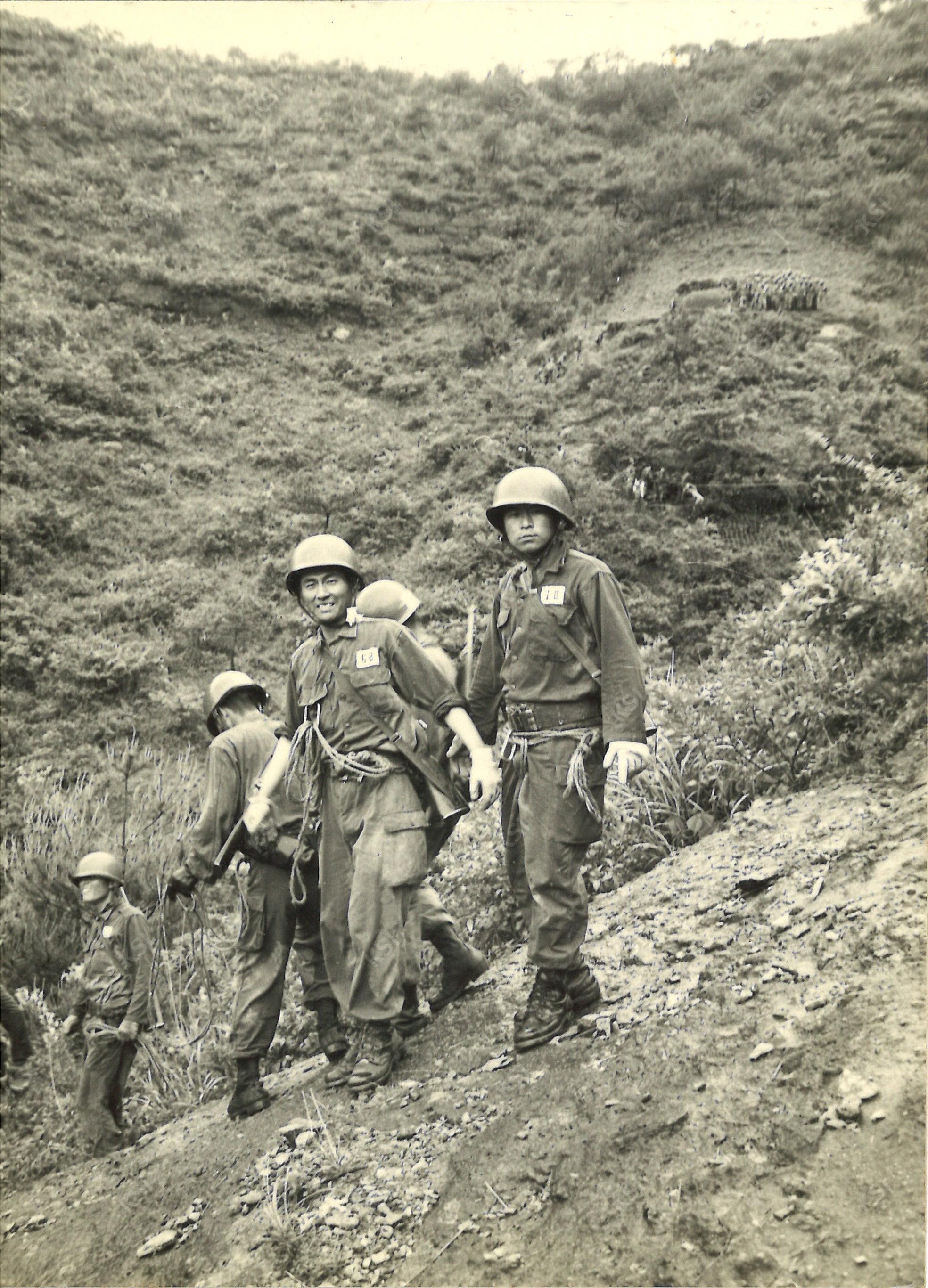 1973년 전남 동복유격장 레펠코스