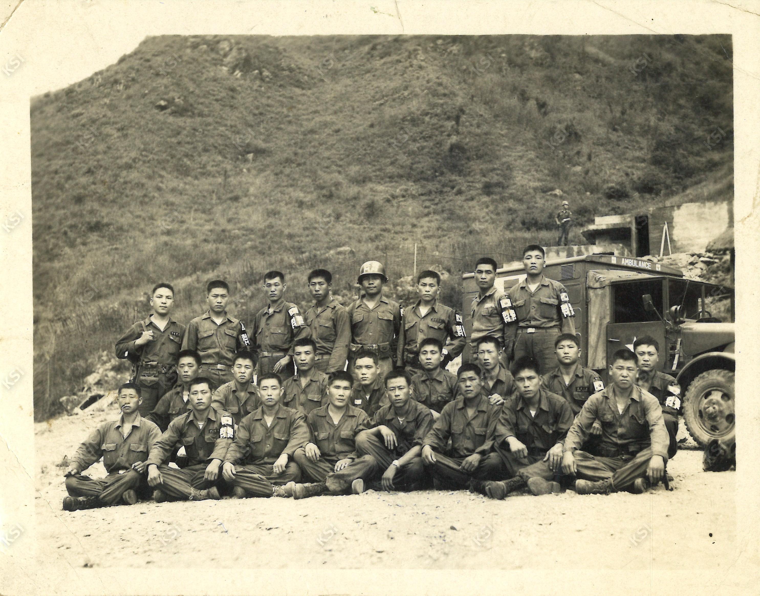 1960년대 군복무 시절 강원도 양구에서