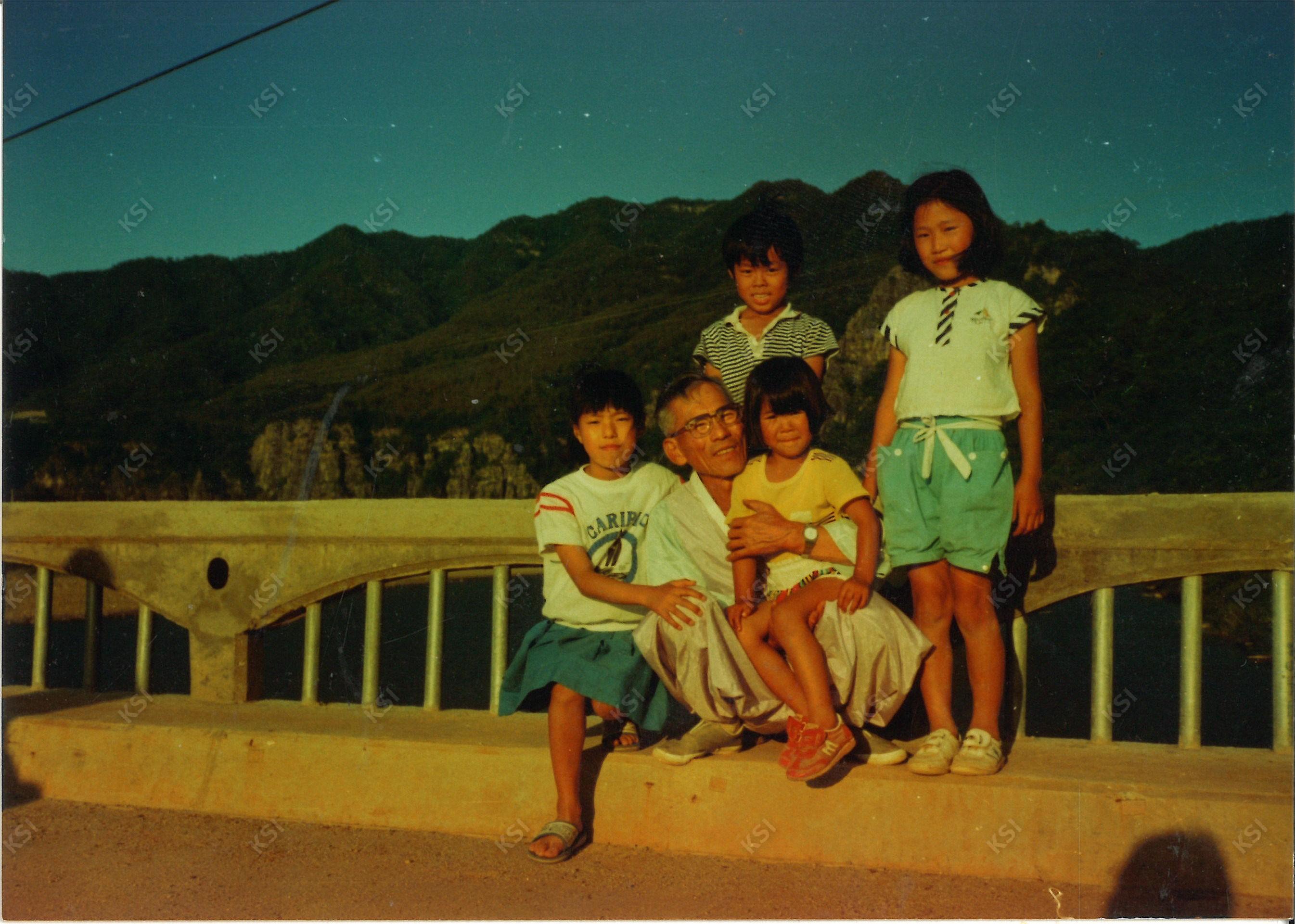 1988년 8월 도산 다리에서