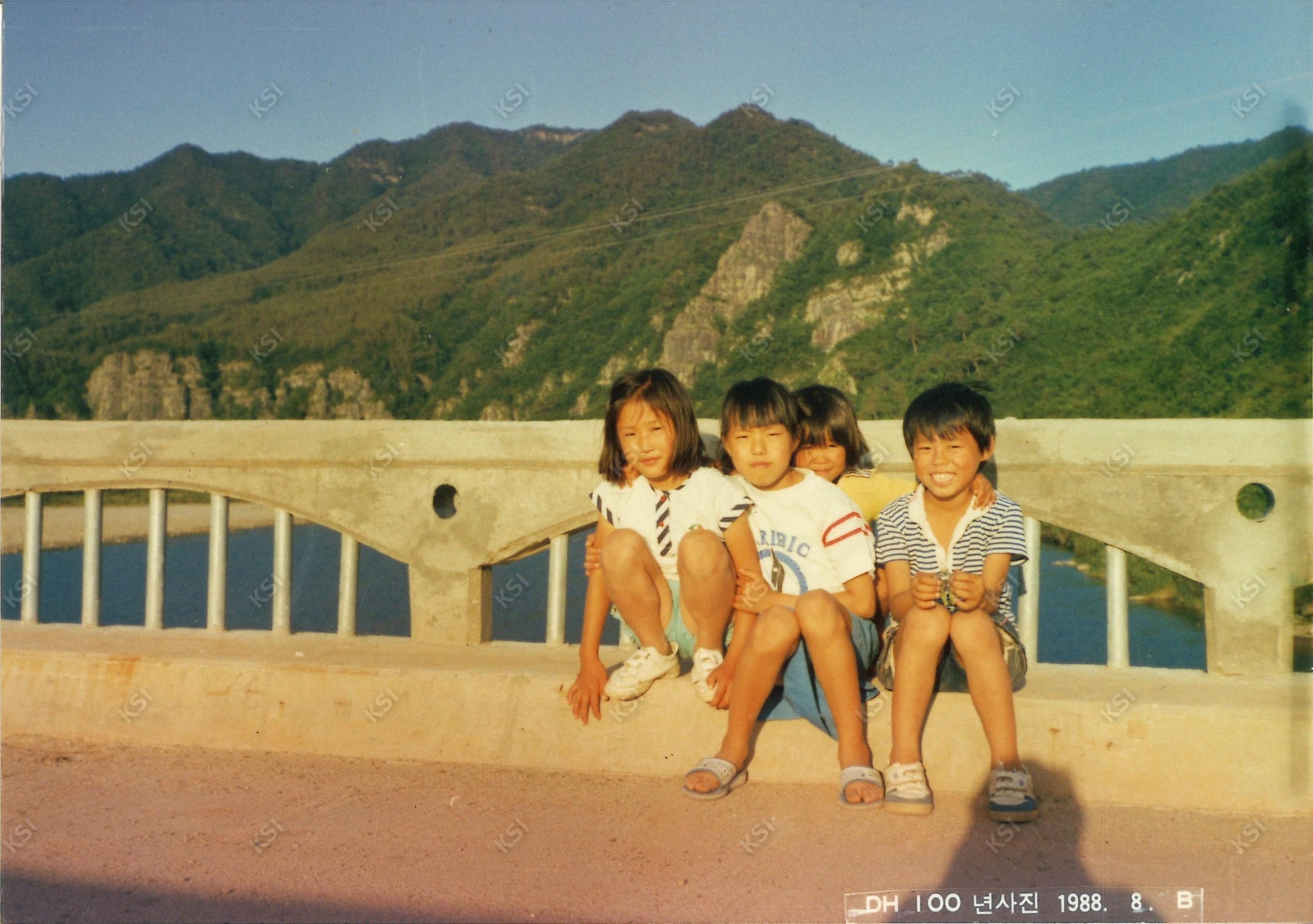 1988년 8월 도산 다리에서