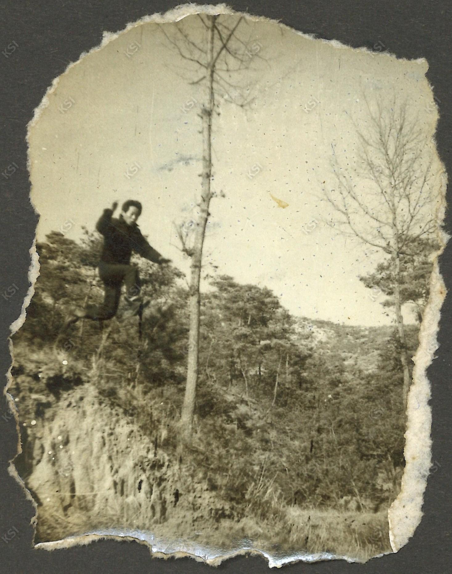 1969~1971년경 고향 마을 와룡의 뒷산에서