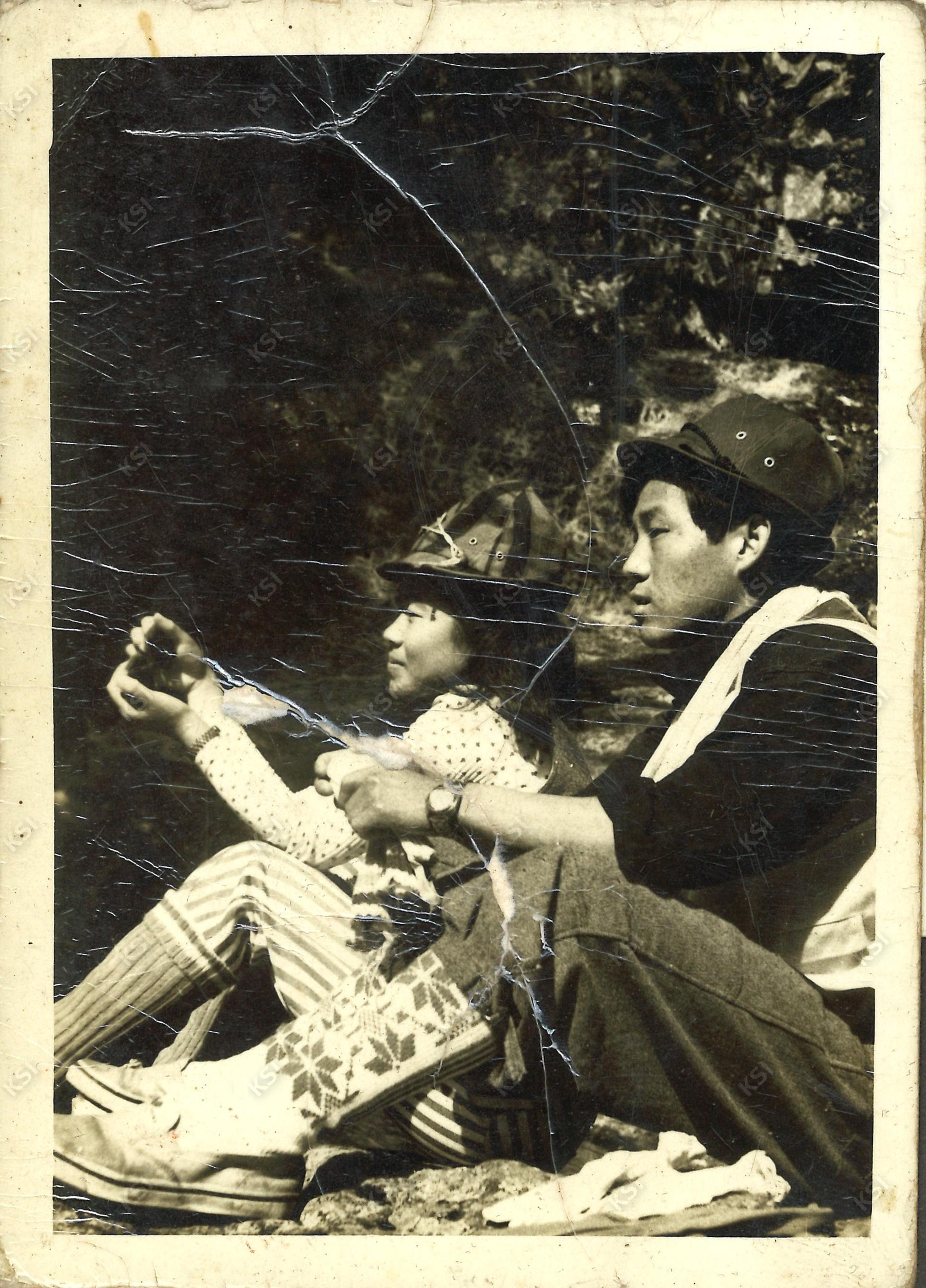 1970년대 등산 중에