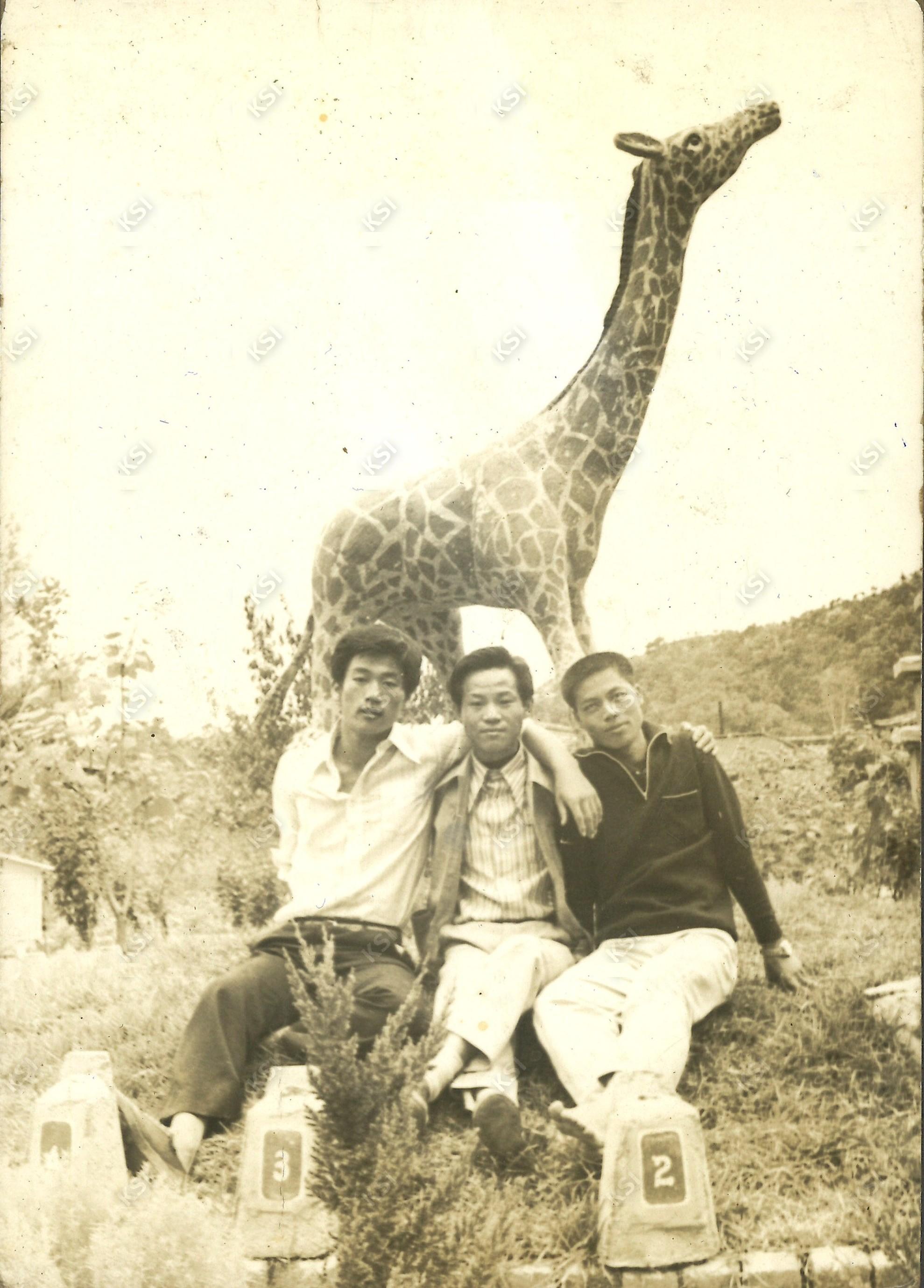1970년대 초중반 대구 수성못 유원지에서