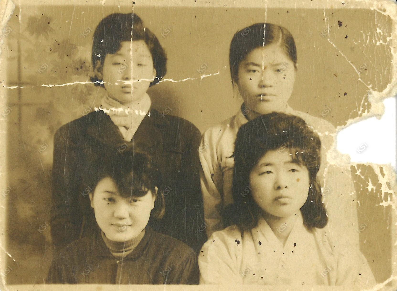 1964년 고향 친구들과