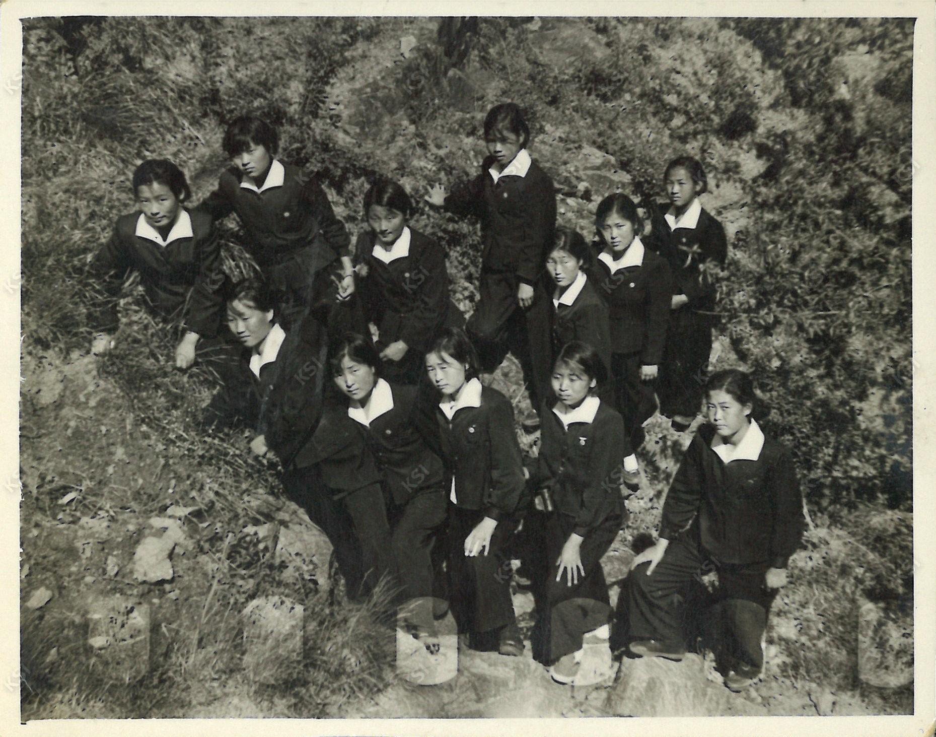 1950년대 후반 안동여고 선어대 봄소풍
