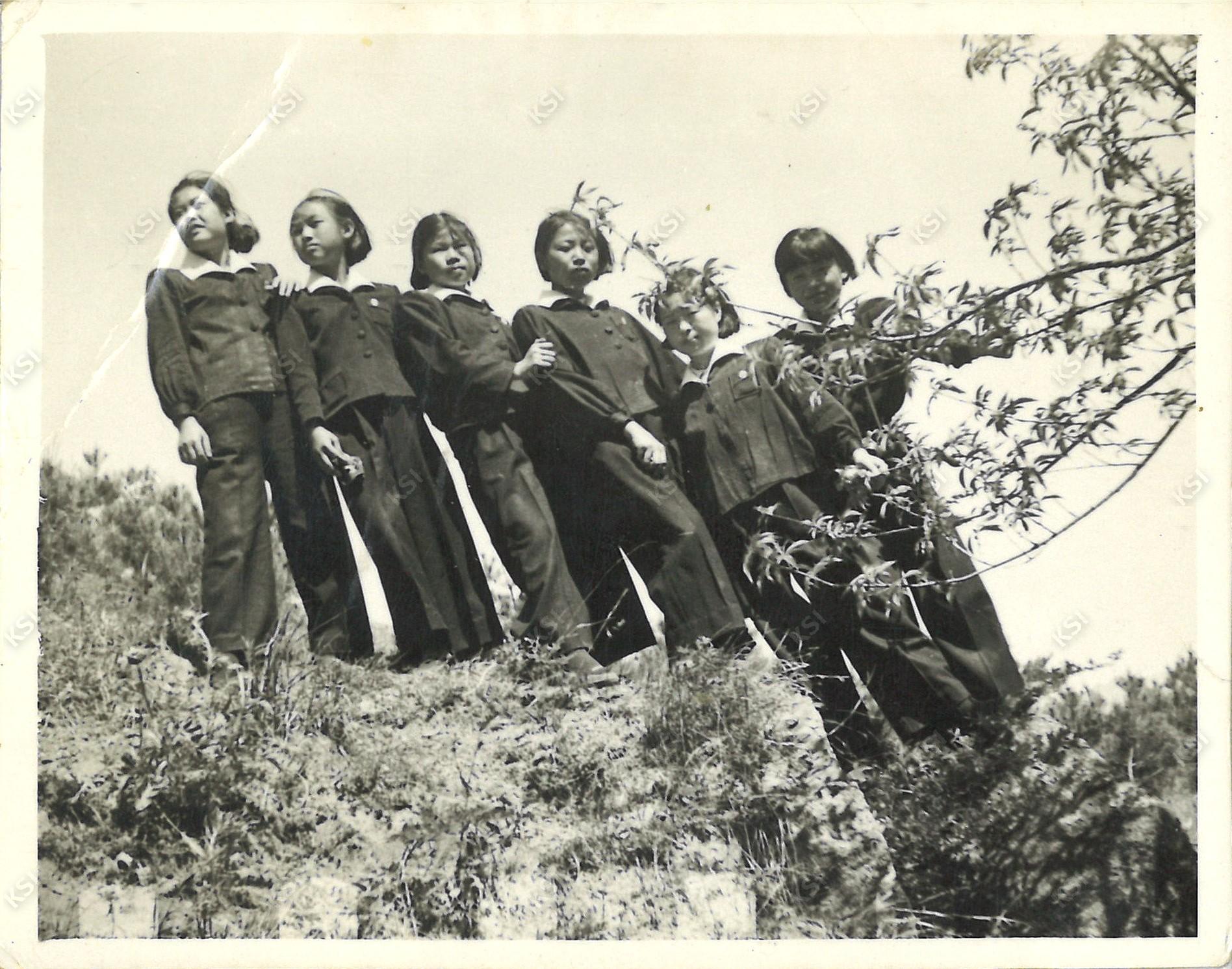 1950년대 후반 안동여고 선어대 봄소풍