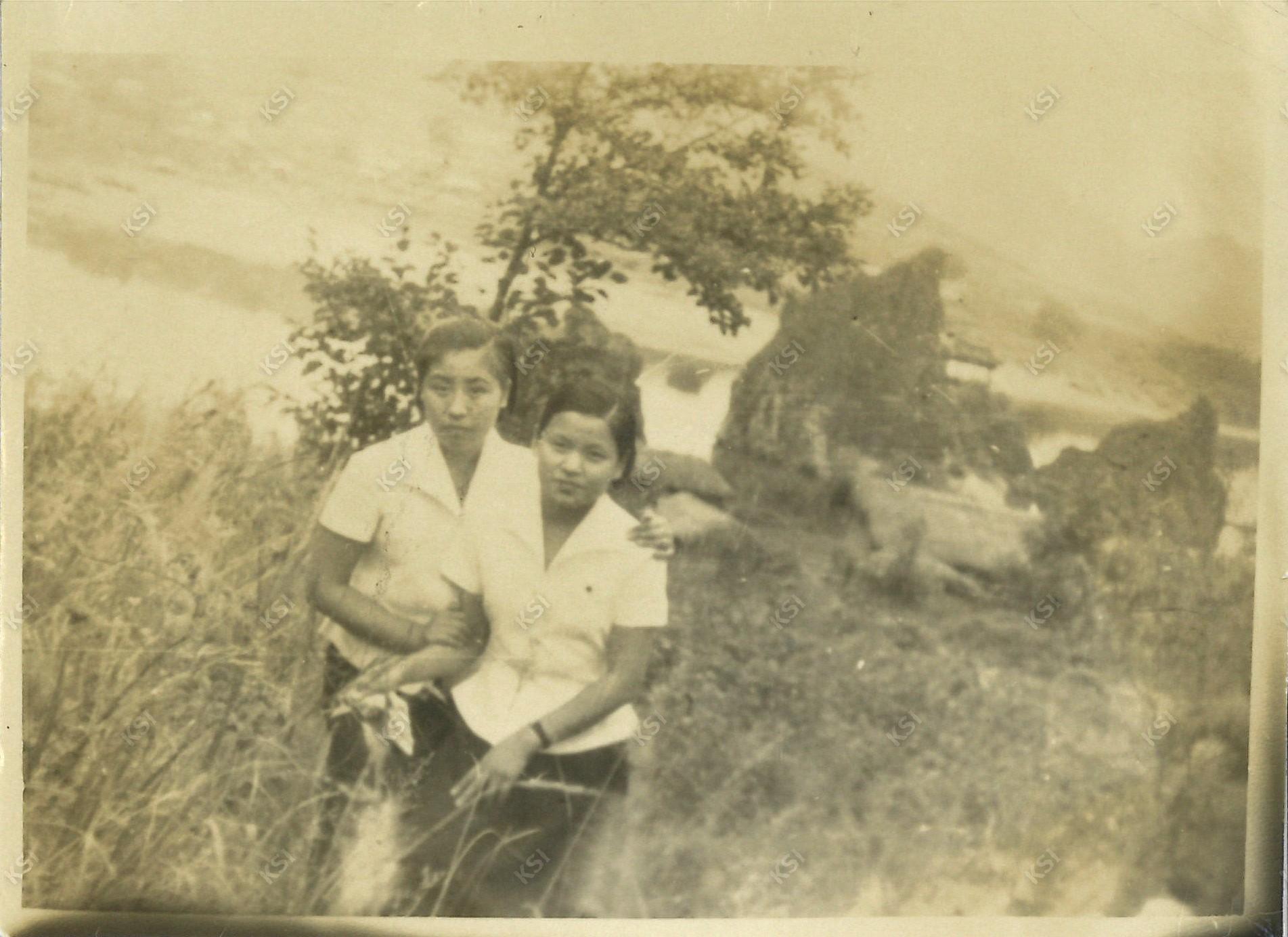 1950년대 후반 안동여고 도담삼봉 봄소풍