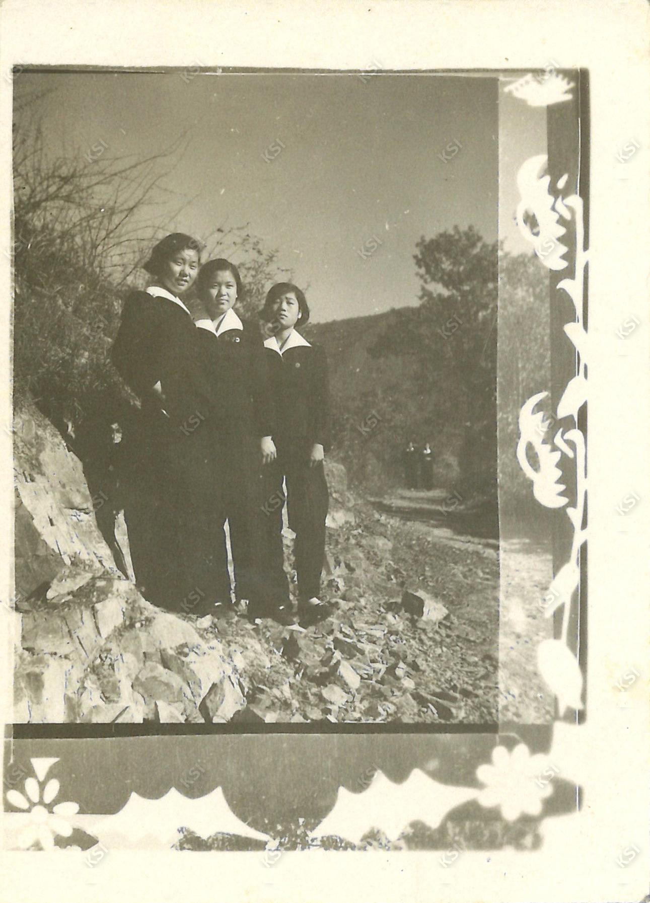 1950년대 후반 석천정사에서