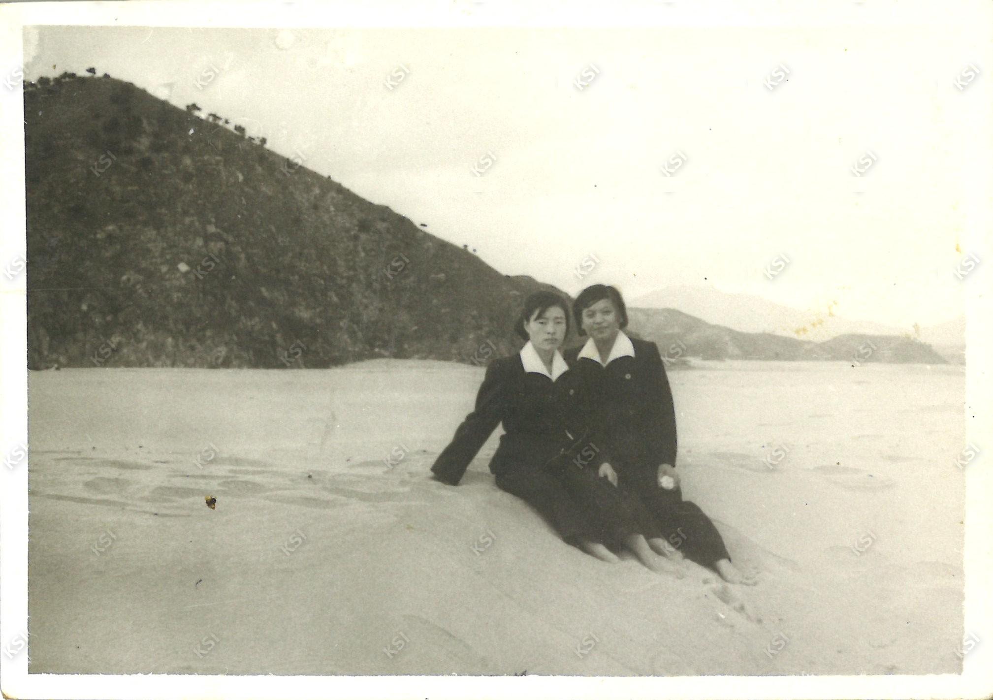 1950년대 후반 진모래에서