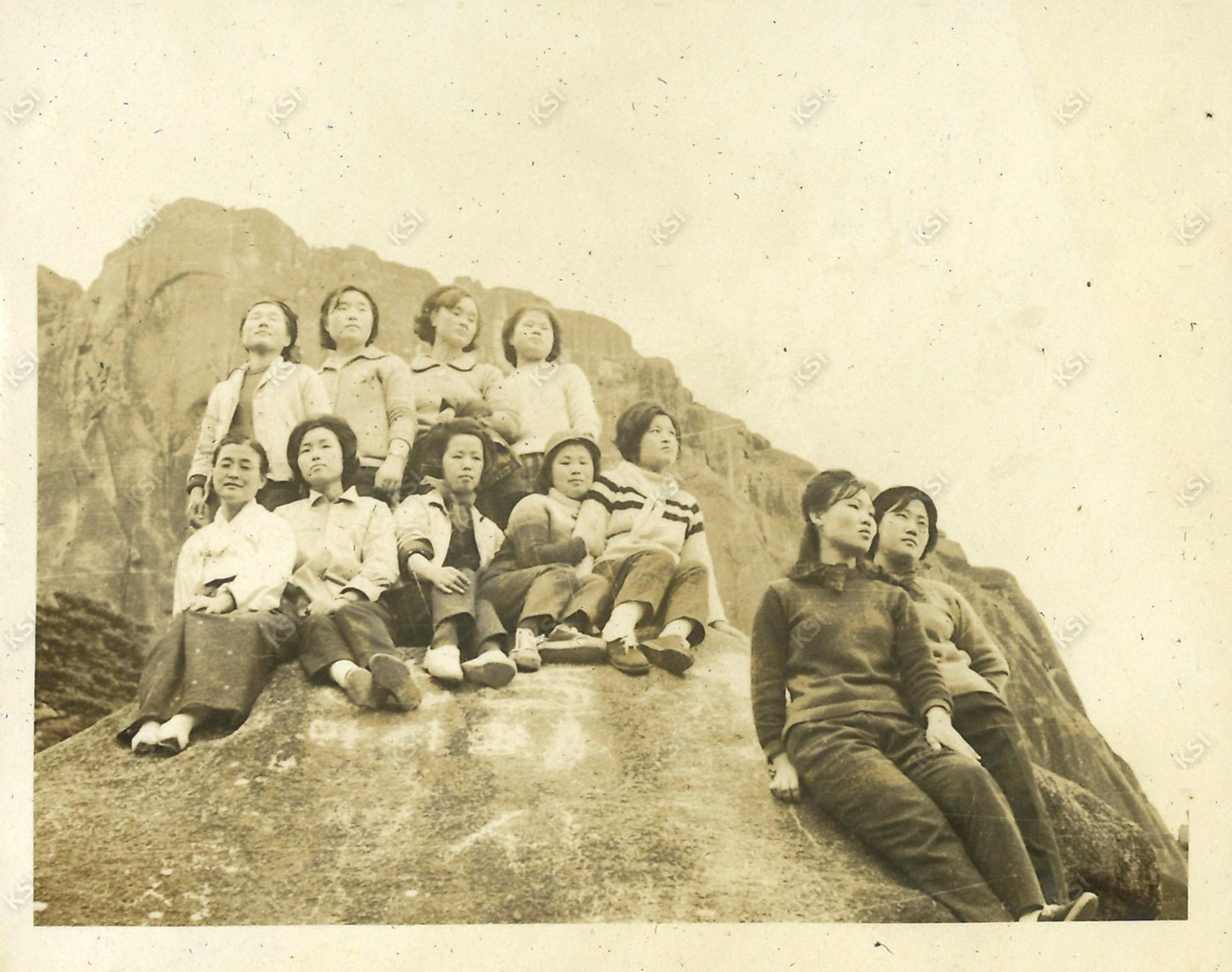 1962~1963년경 안동농업초급대학 강원도 졸업여행