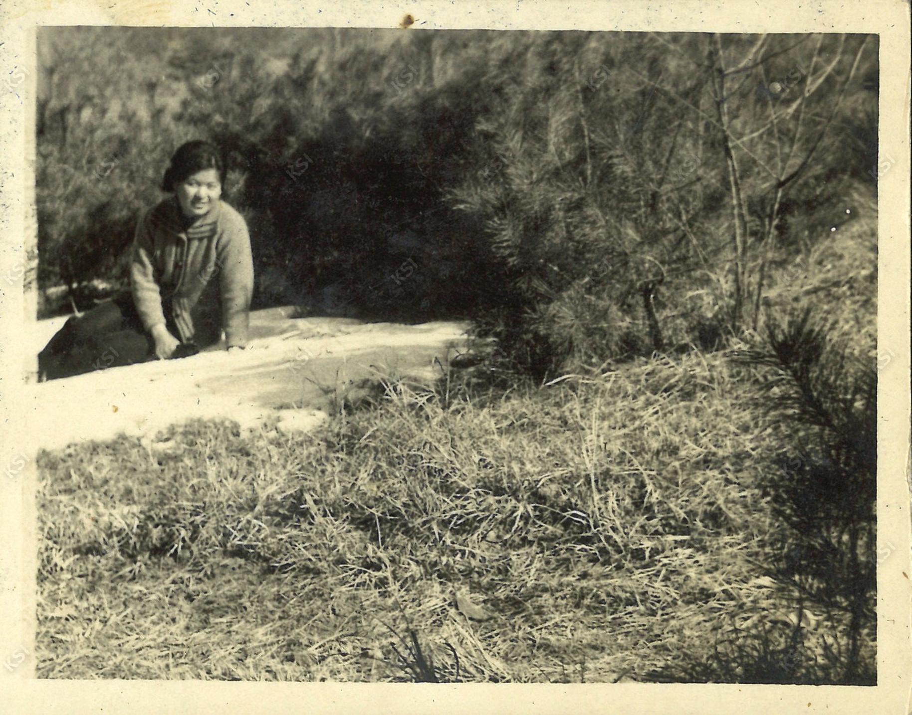 1962~1963년경 암산유원지 인근에서