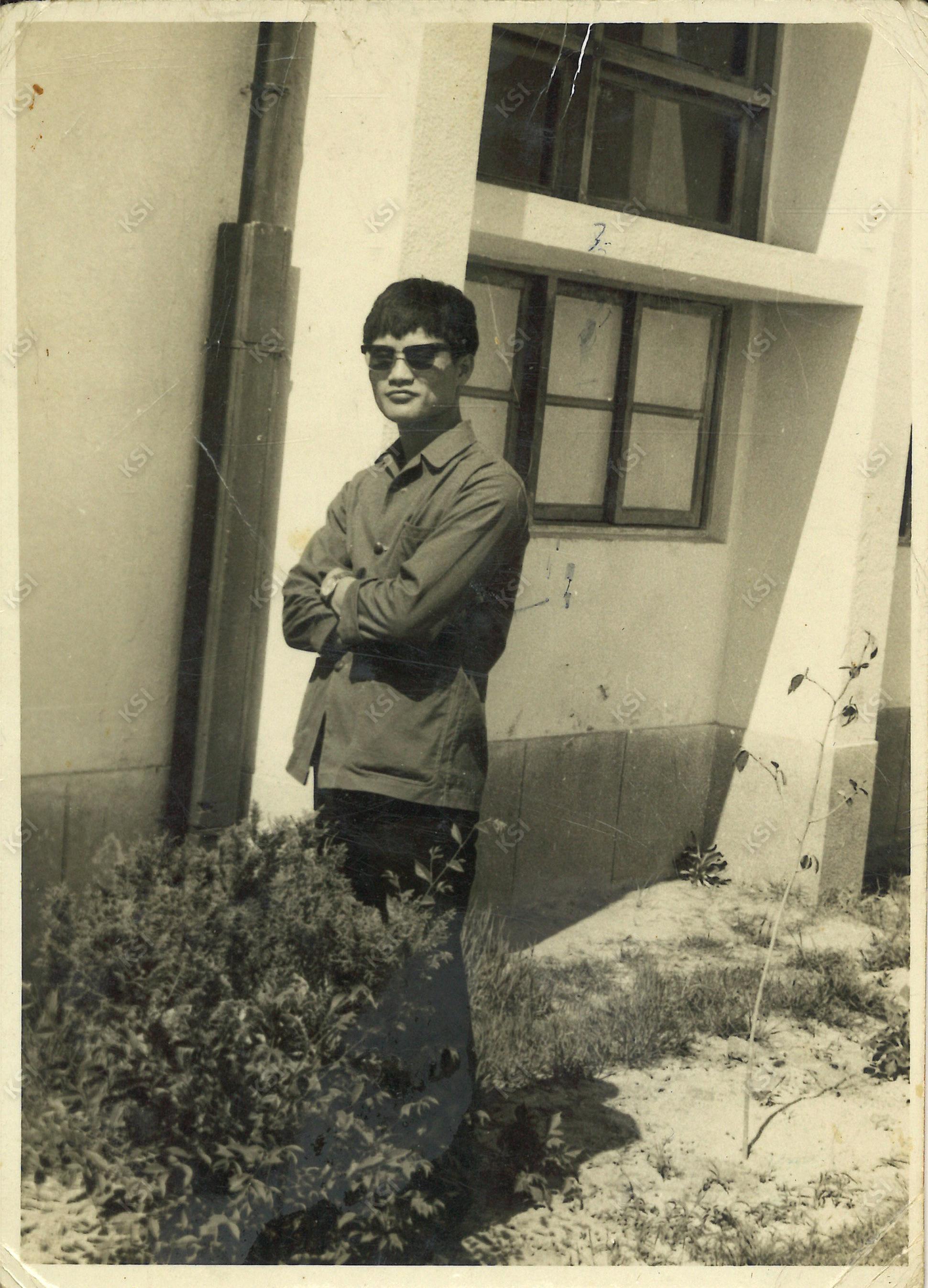 1967년 5월 14일 역 앞에서 경상섬유 체육대회