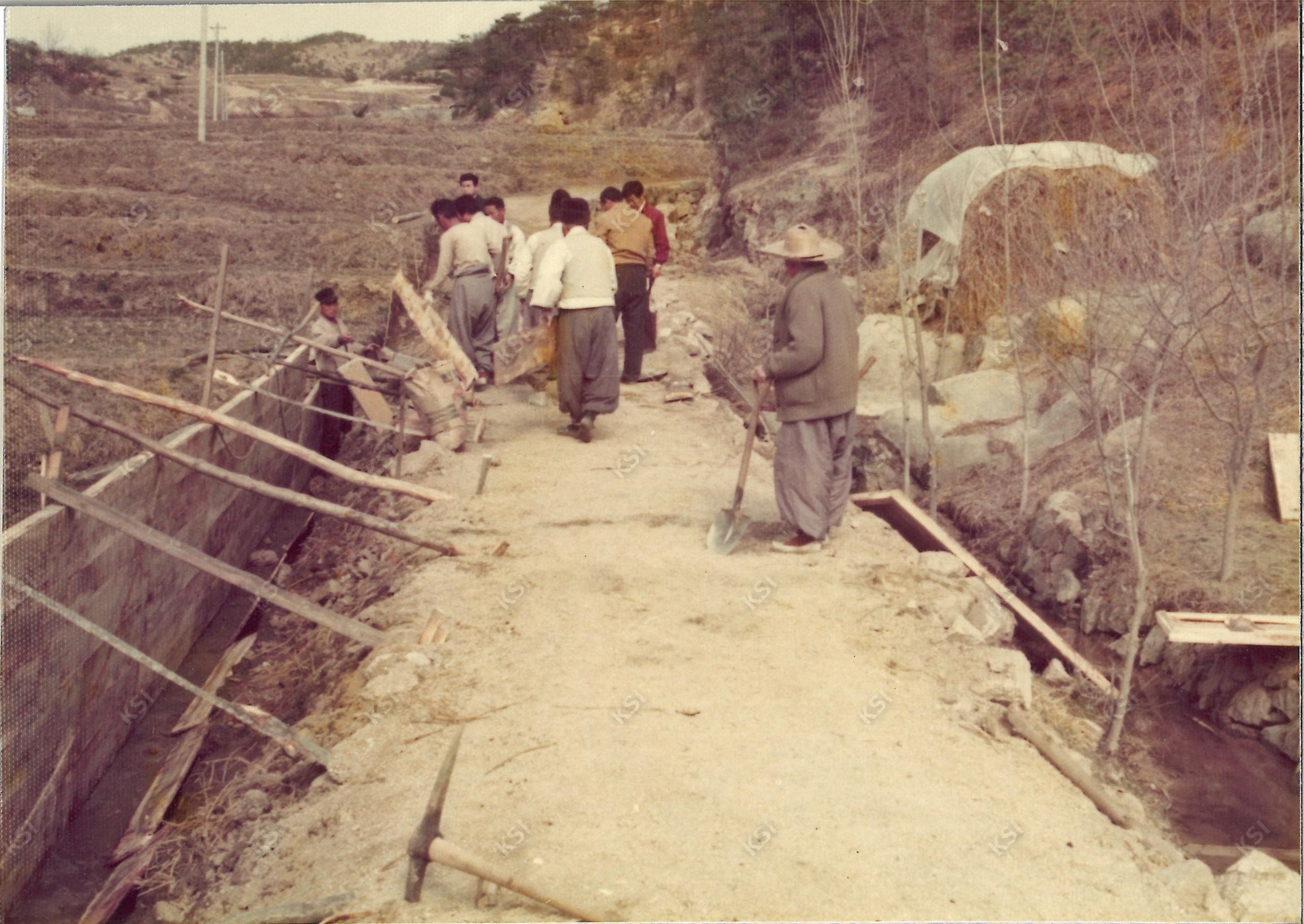 1970년대 새마을운동 용상동 하수도 공사