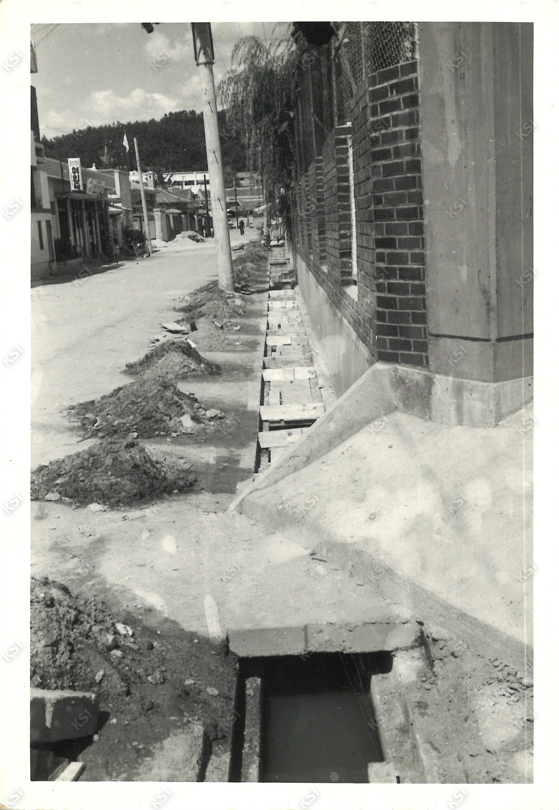 1970년대 새마을운동 하수도 공사