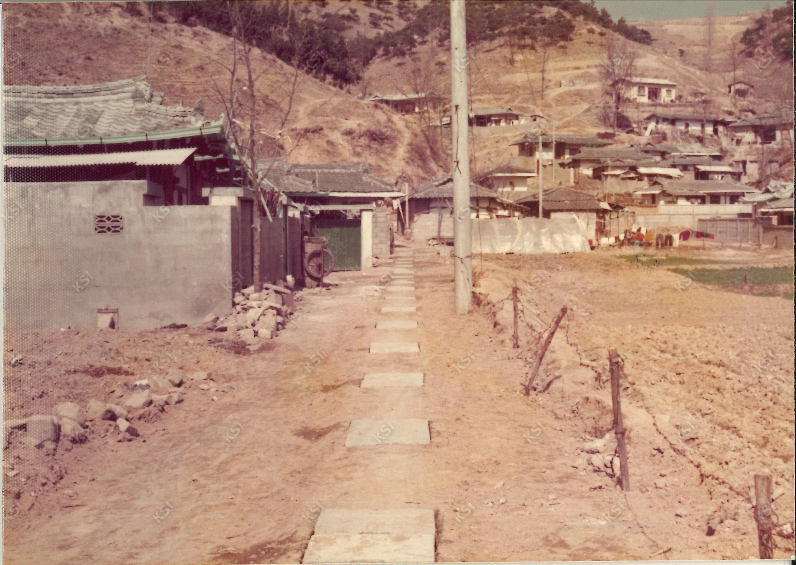 1970년대 새마을운동 하수도 공사