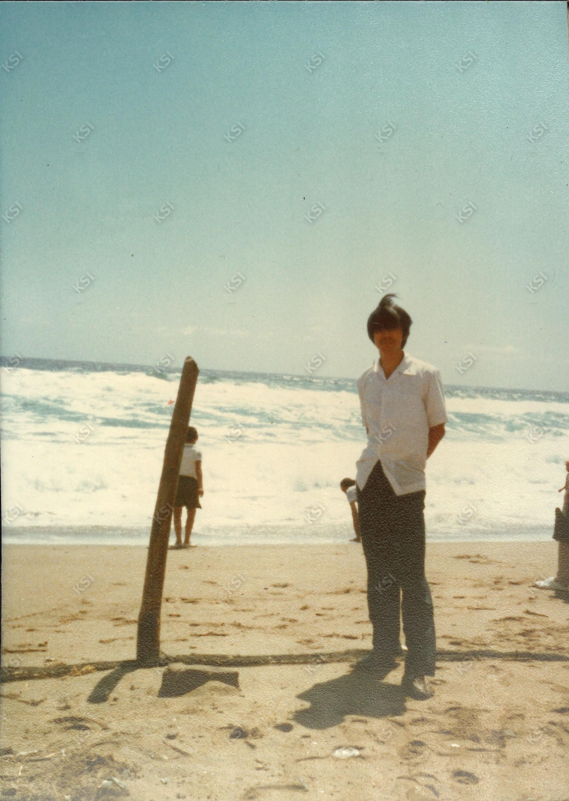 1970년대 영덕군 장사해수욕장에서
