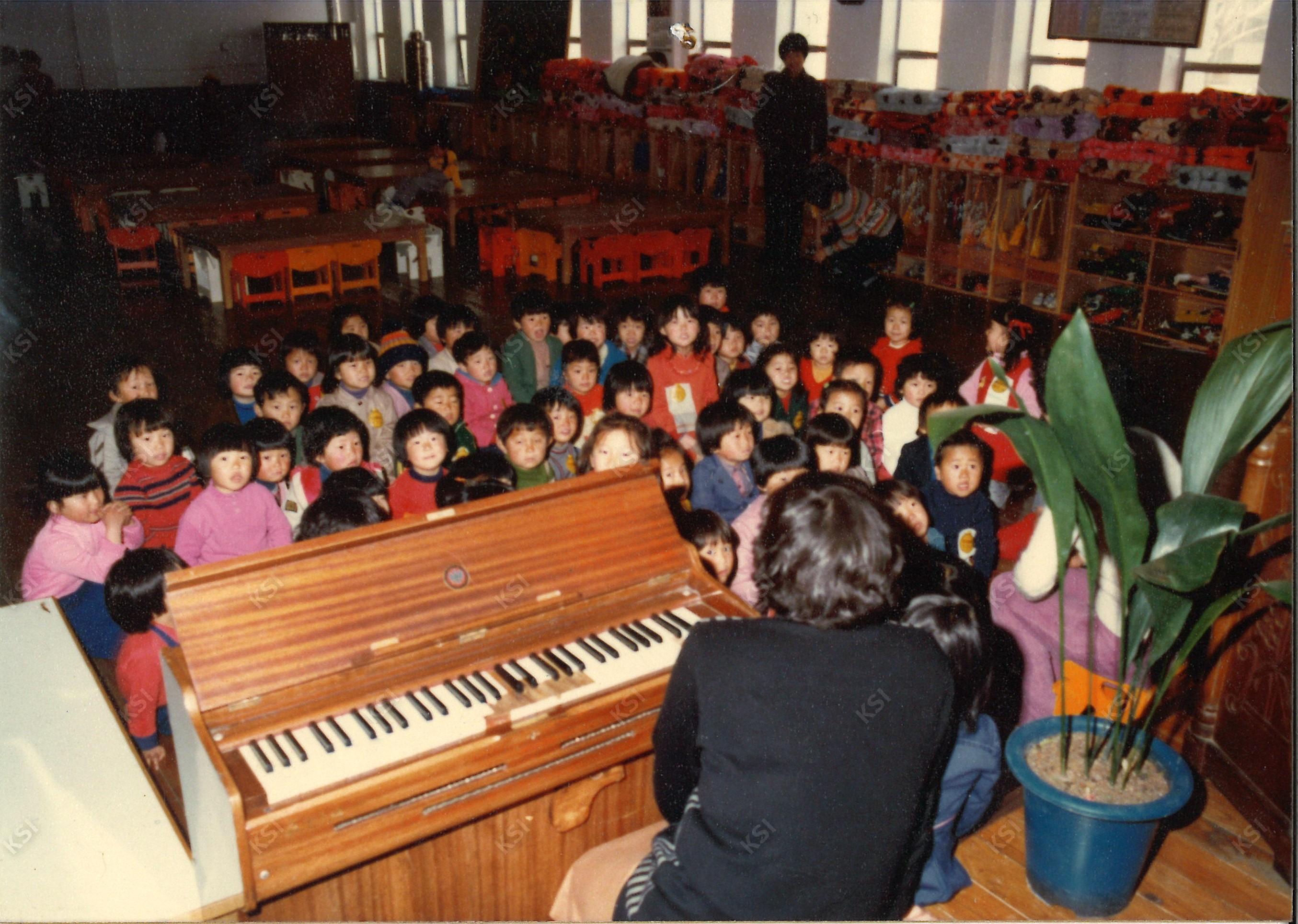 1981년 새마을협동유아원 교육 모습