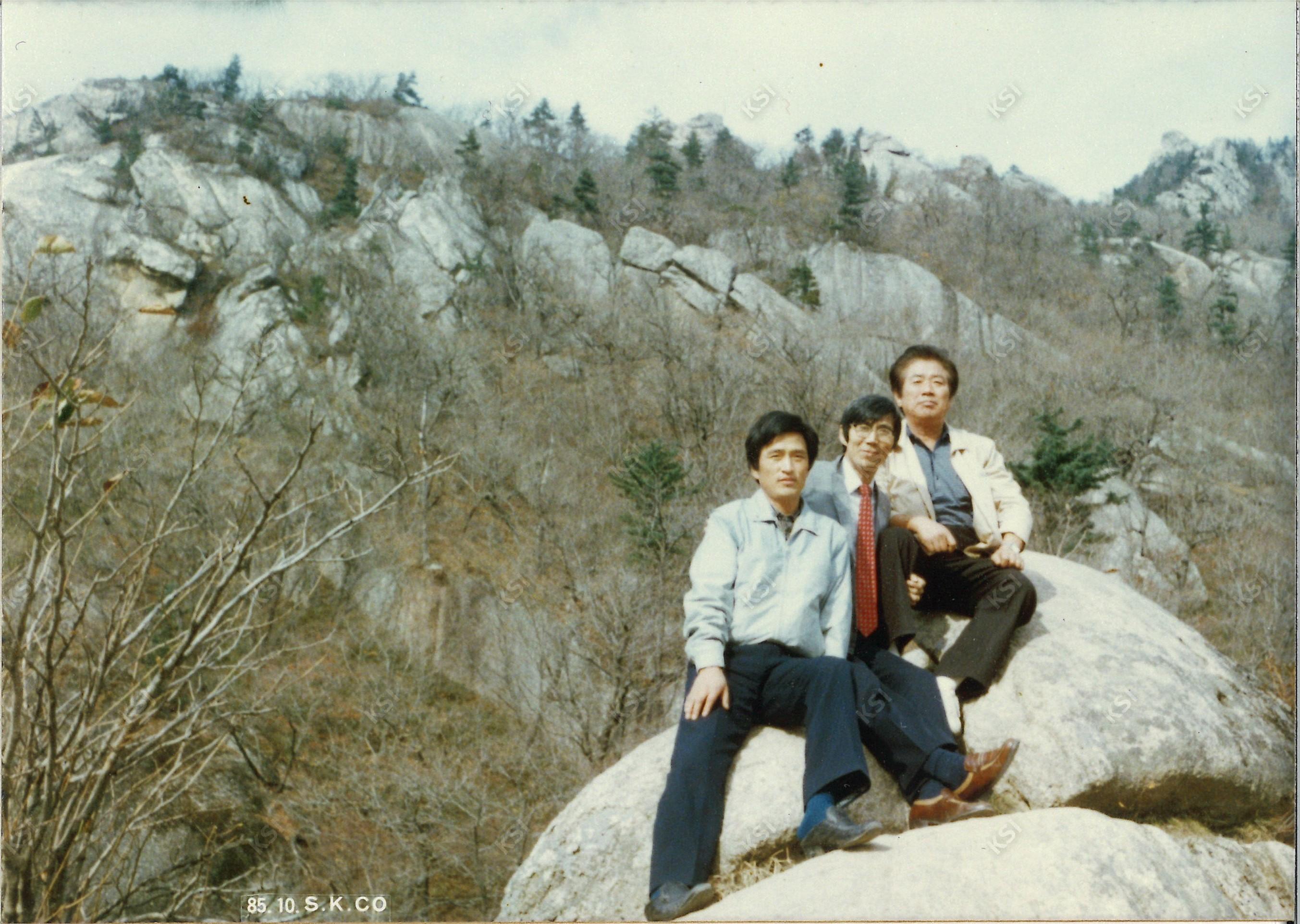 1985년 10월 설악산에서
