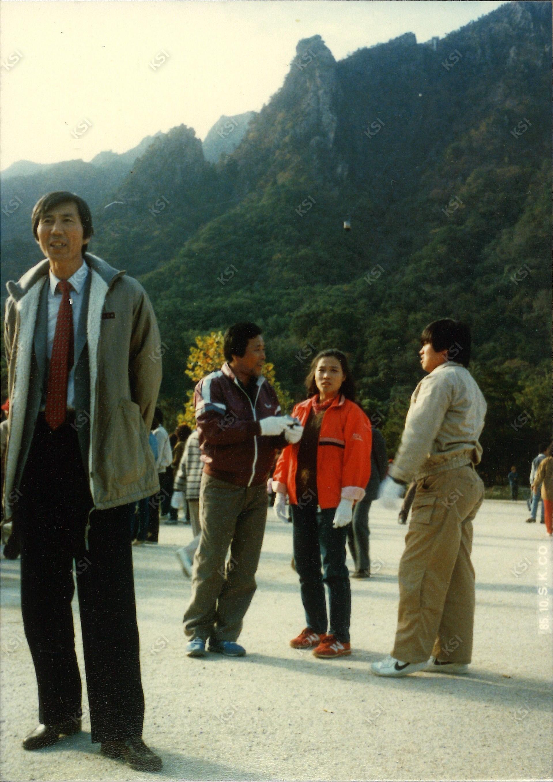 1985년 10월 설악산에서