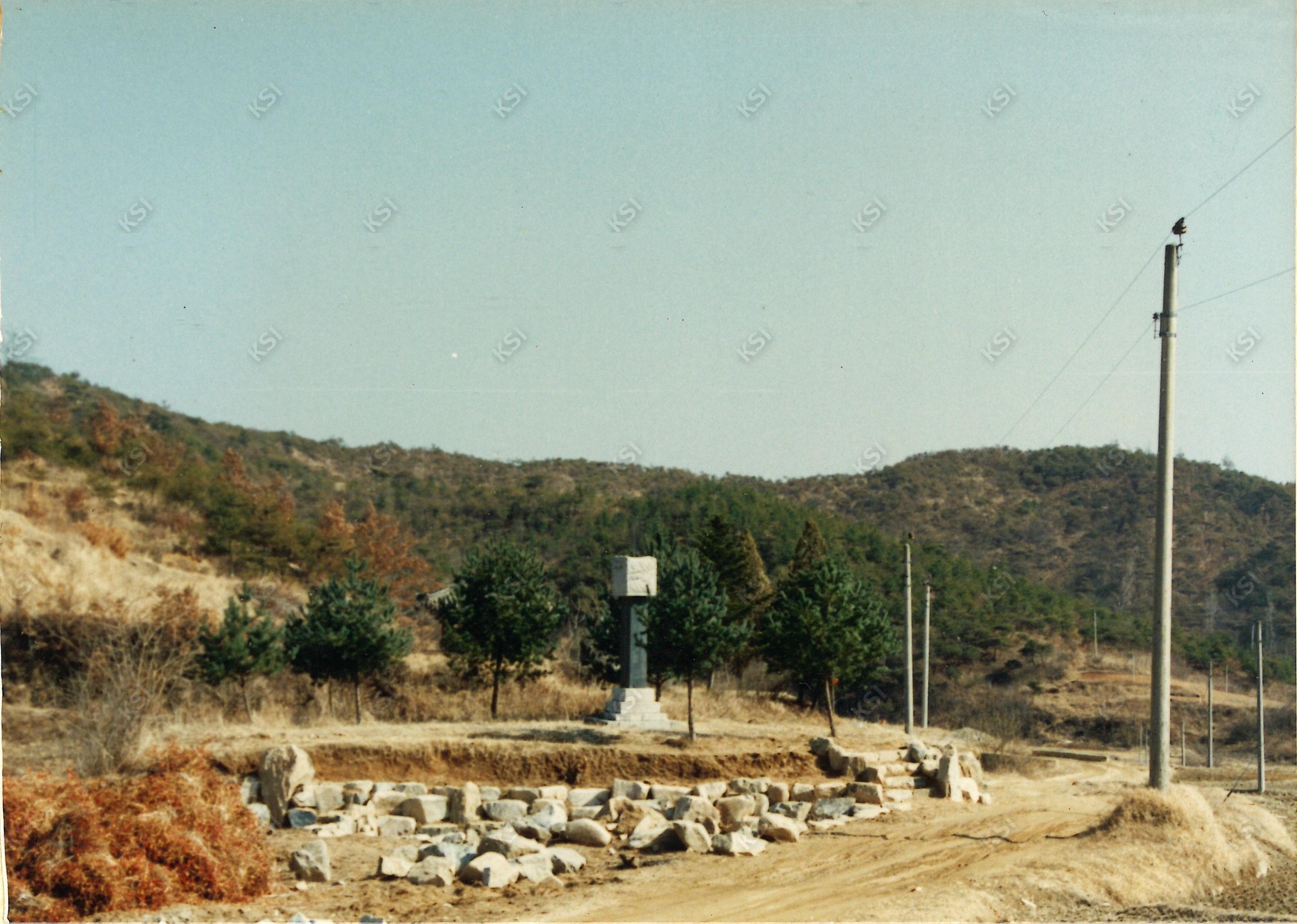 1978년경 심지비 전경