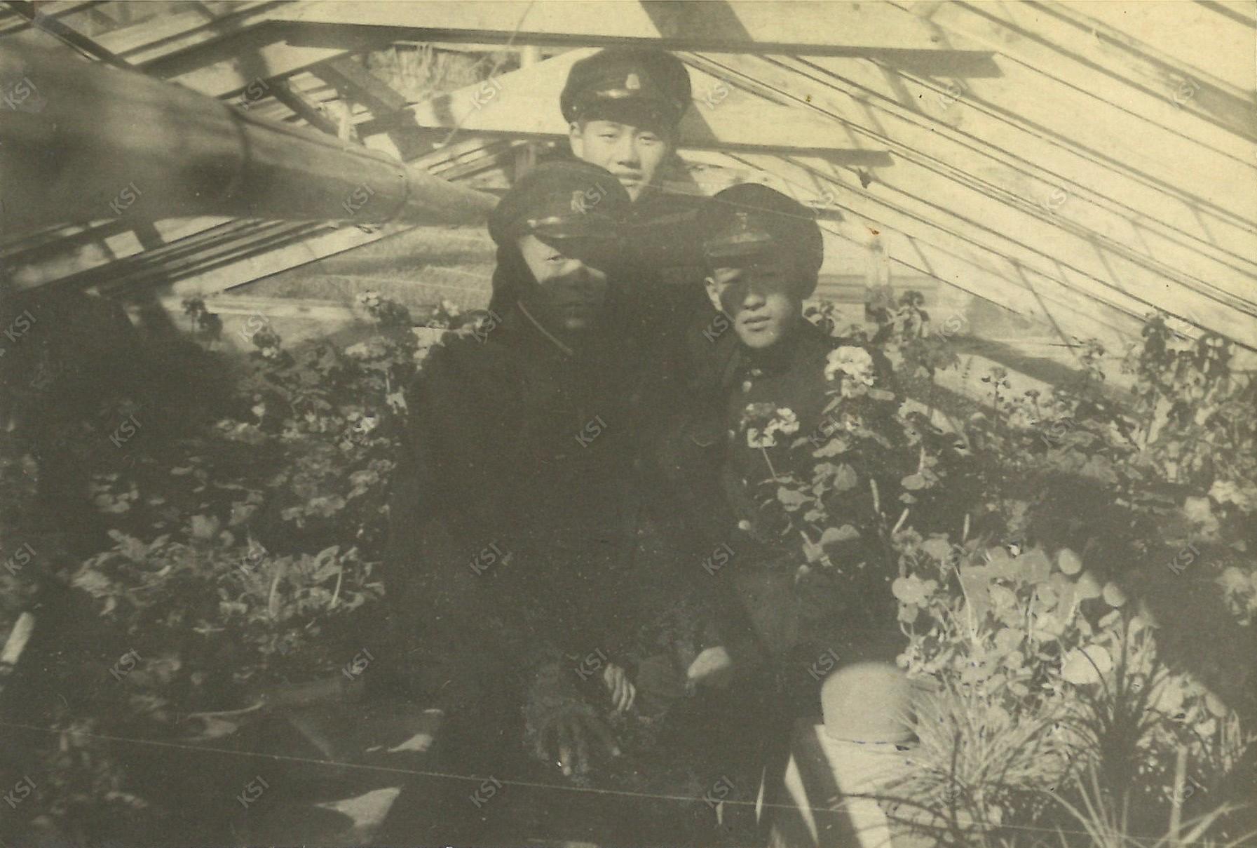 1956~1958년 안동농림학교 온실에서
