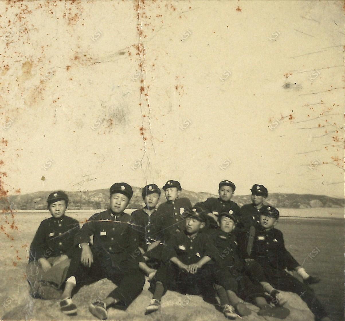 1953년 석문정에서