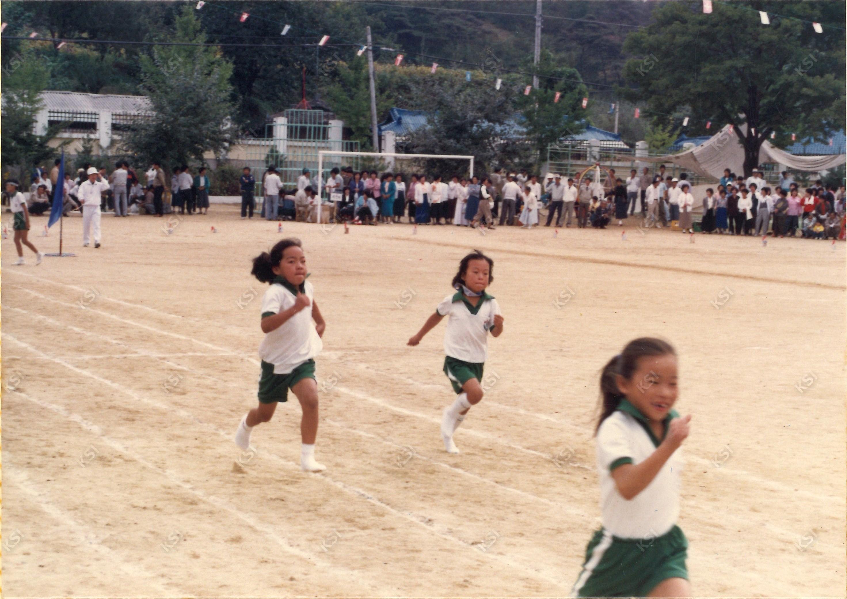1980년대 서후국민학교 운동회 계주